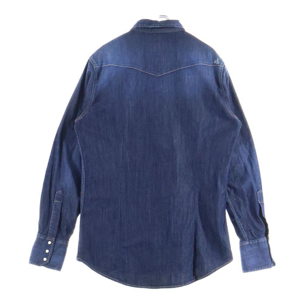 DSQUARED2 (ディースクエアード) 23AW スナップボタン デニム長袖