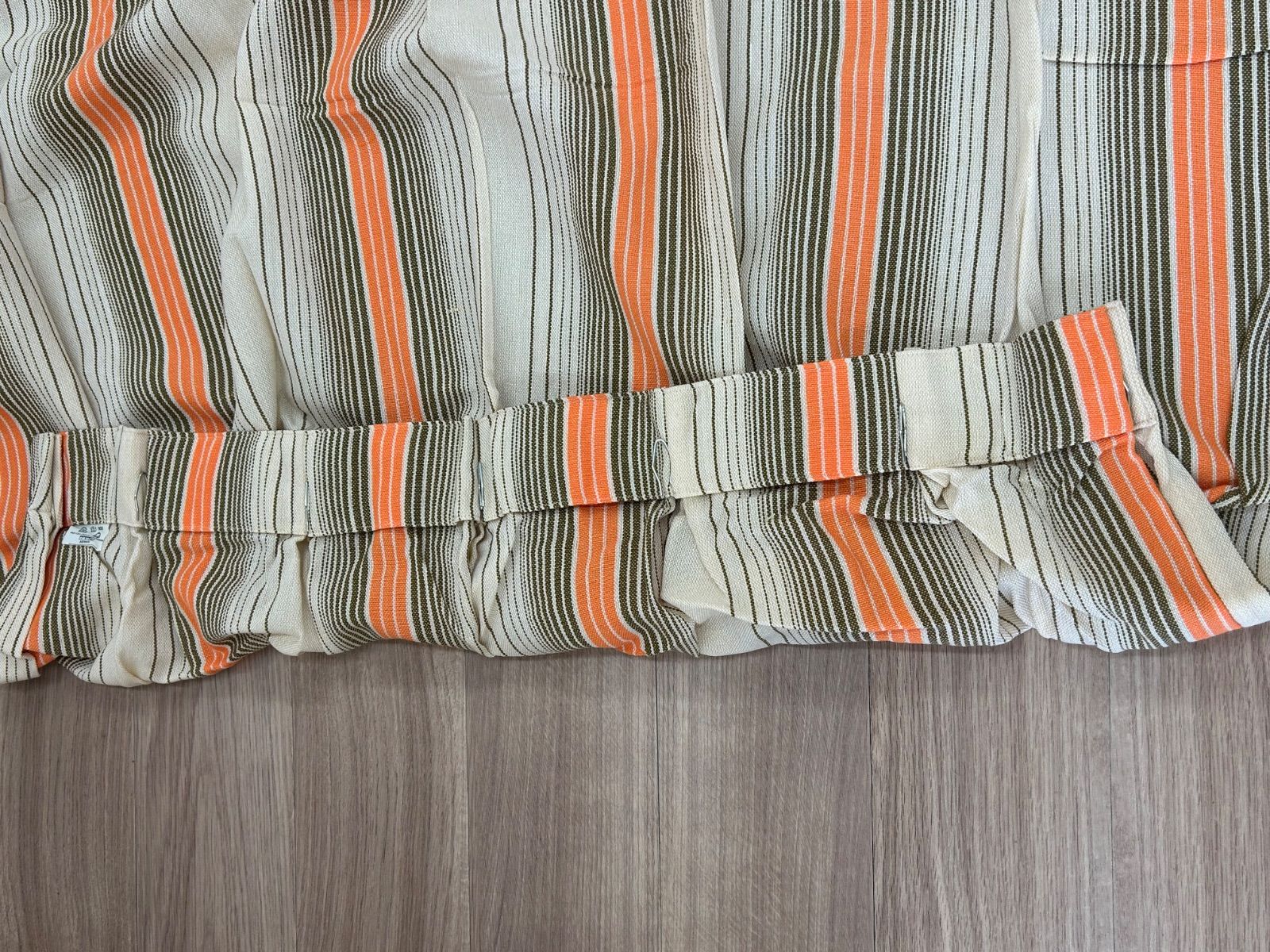 未使用品】希少！カーテン セーヌ 100X175㎝ 昭和レトロ 当時物