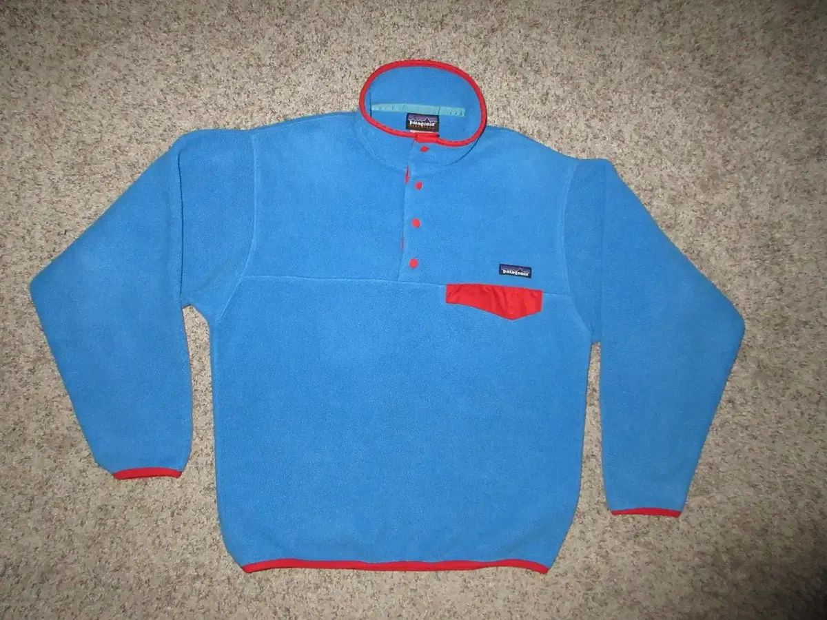 パタゴニア Synchilla シンチラ スナップ T コバルト レッド
