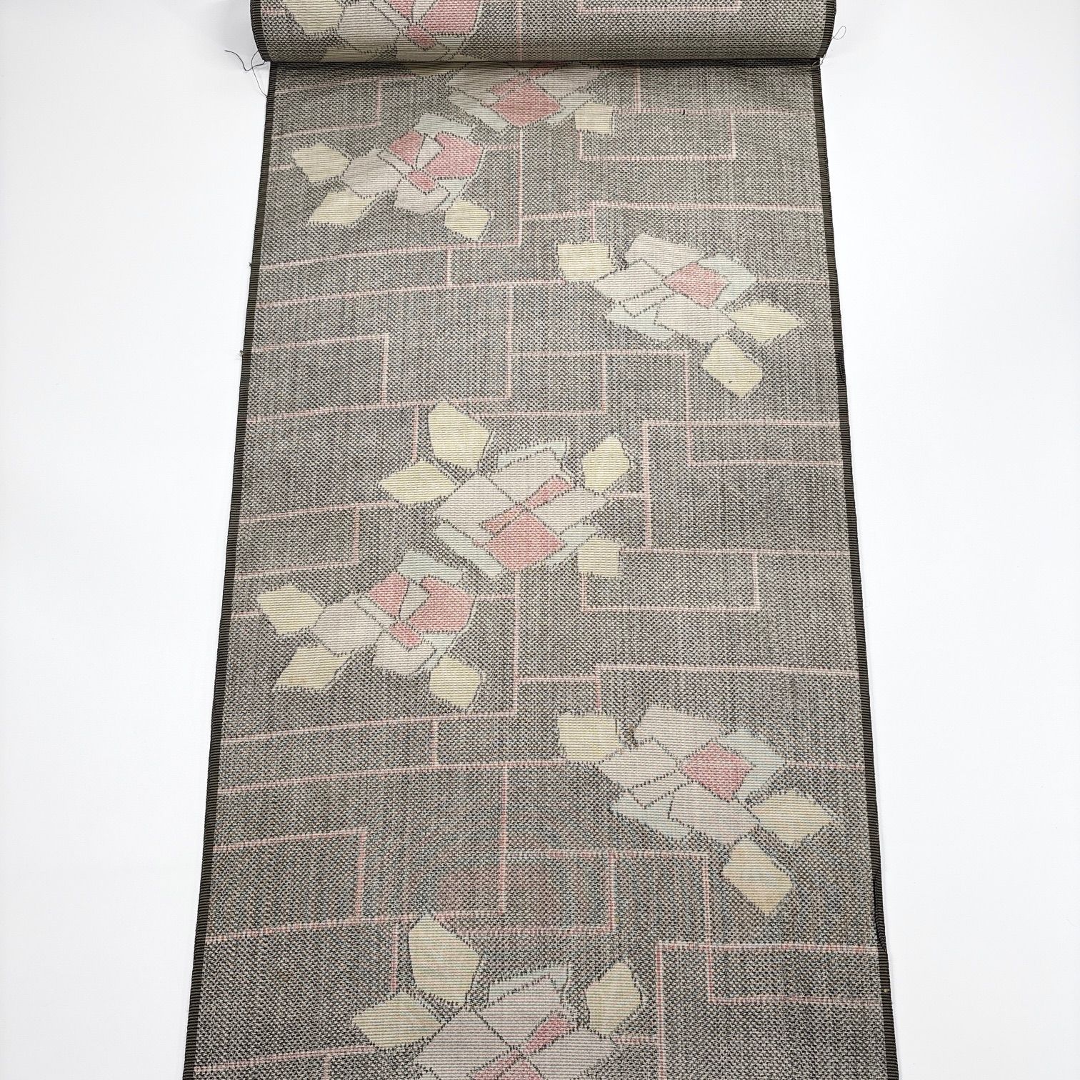 本場手織紬 大島紬 反物 1本 正絹 着物まとめ売り 同梱購入歓迎