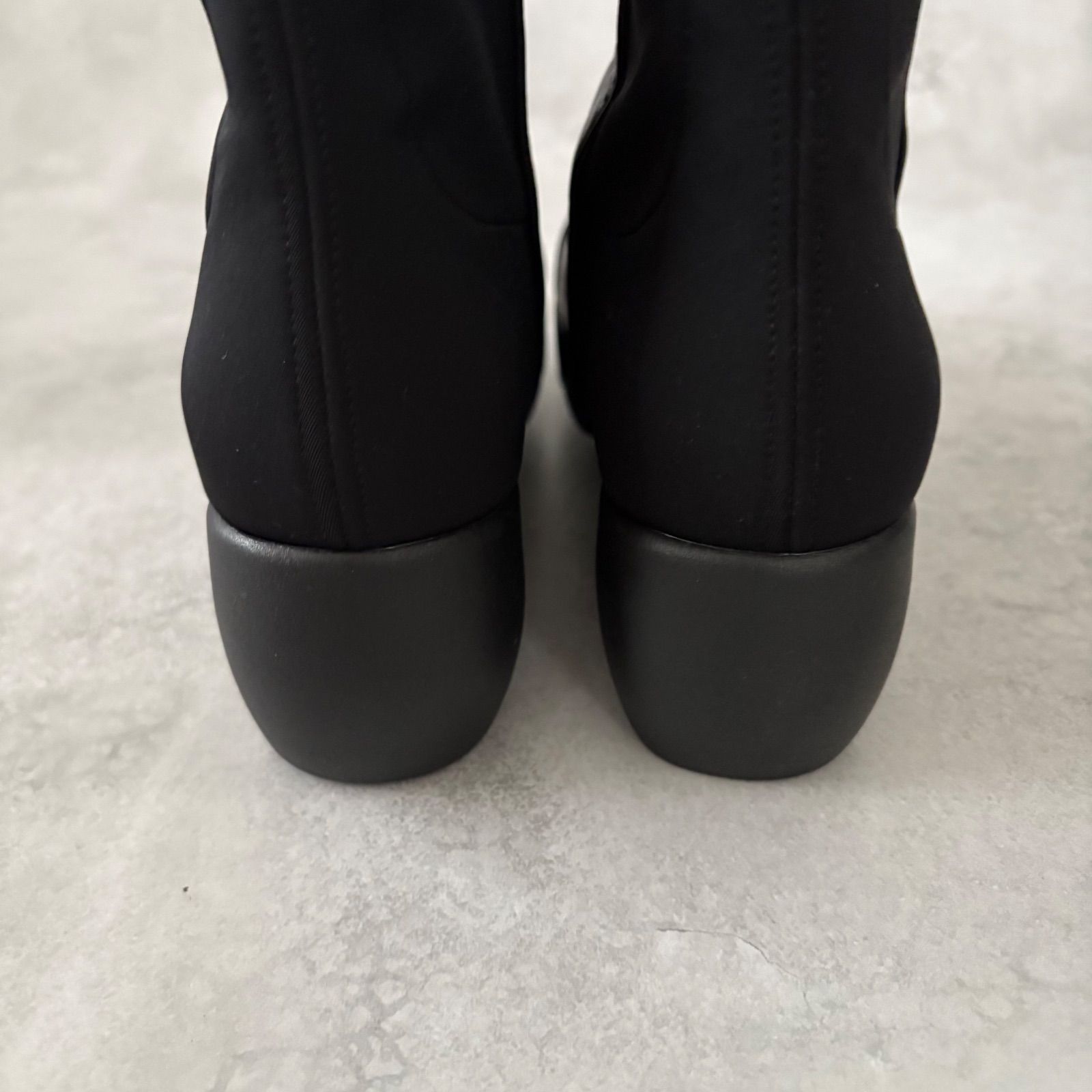 HILLS AVENUE ヒルズアヴェニュー ストレッチブーツ ブラック 23 HILLS AVENUE ヒルズアヴェニュー ストレッチブーツ ブラック 23