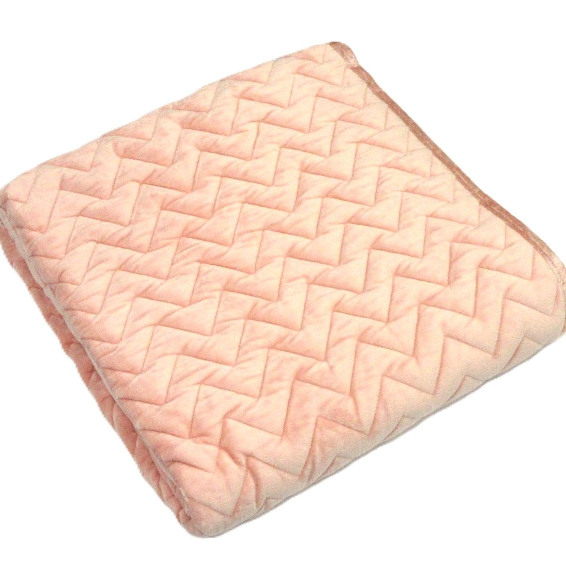 マシュマロポコポコ敷きパッド ピンク シングル 遠赤わた入り ￥11000