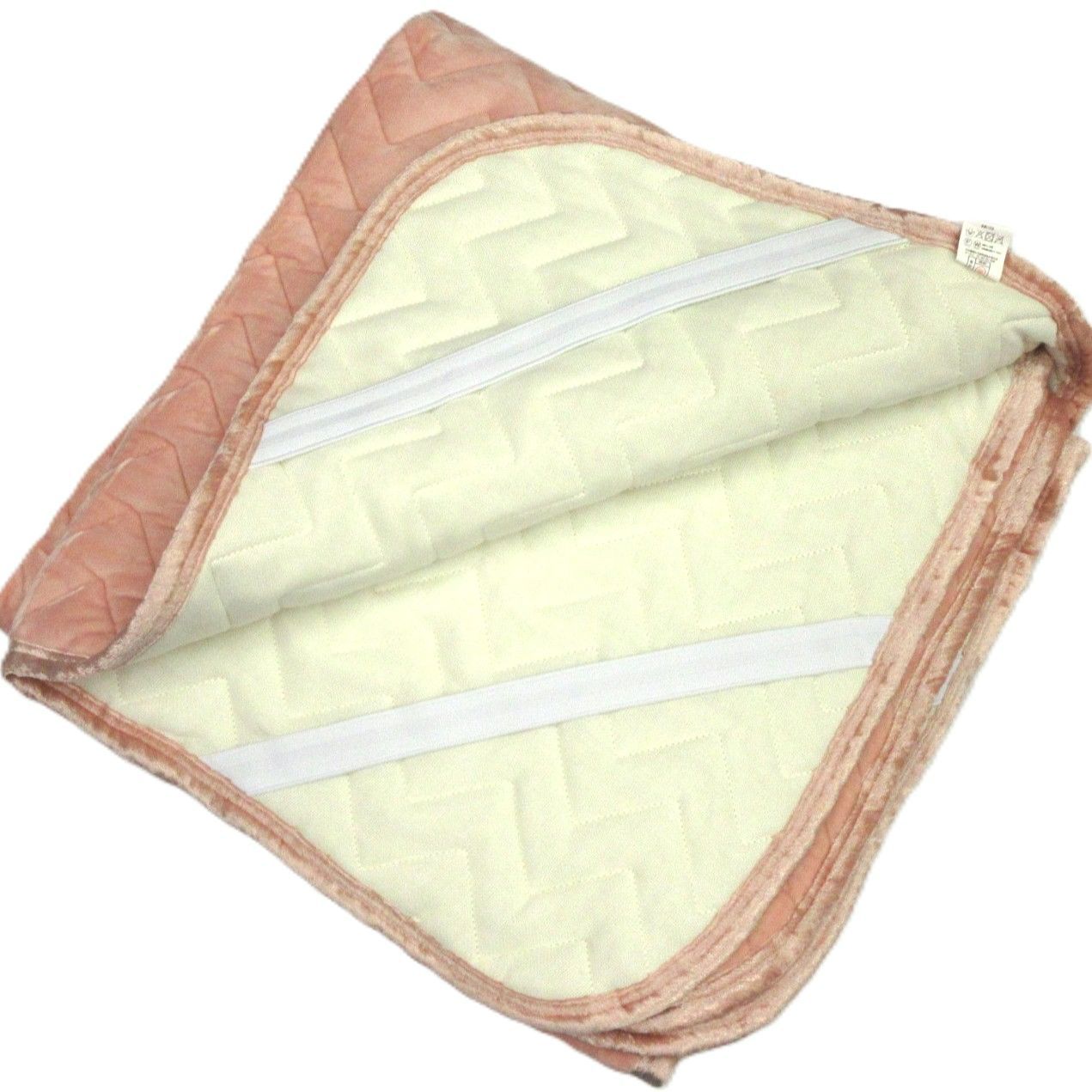 マシュマロポコポコ敷きパッド ピンク シングル 遠赤わた入り ￥11000