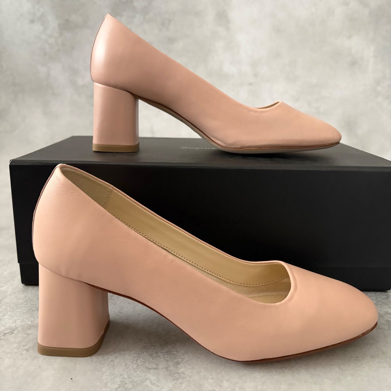 Repetto レペット チャンキーヒールパンプス レディースシューズ 箱