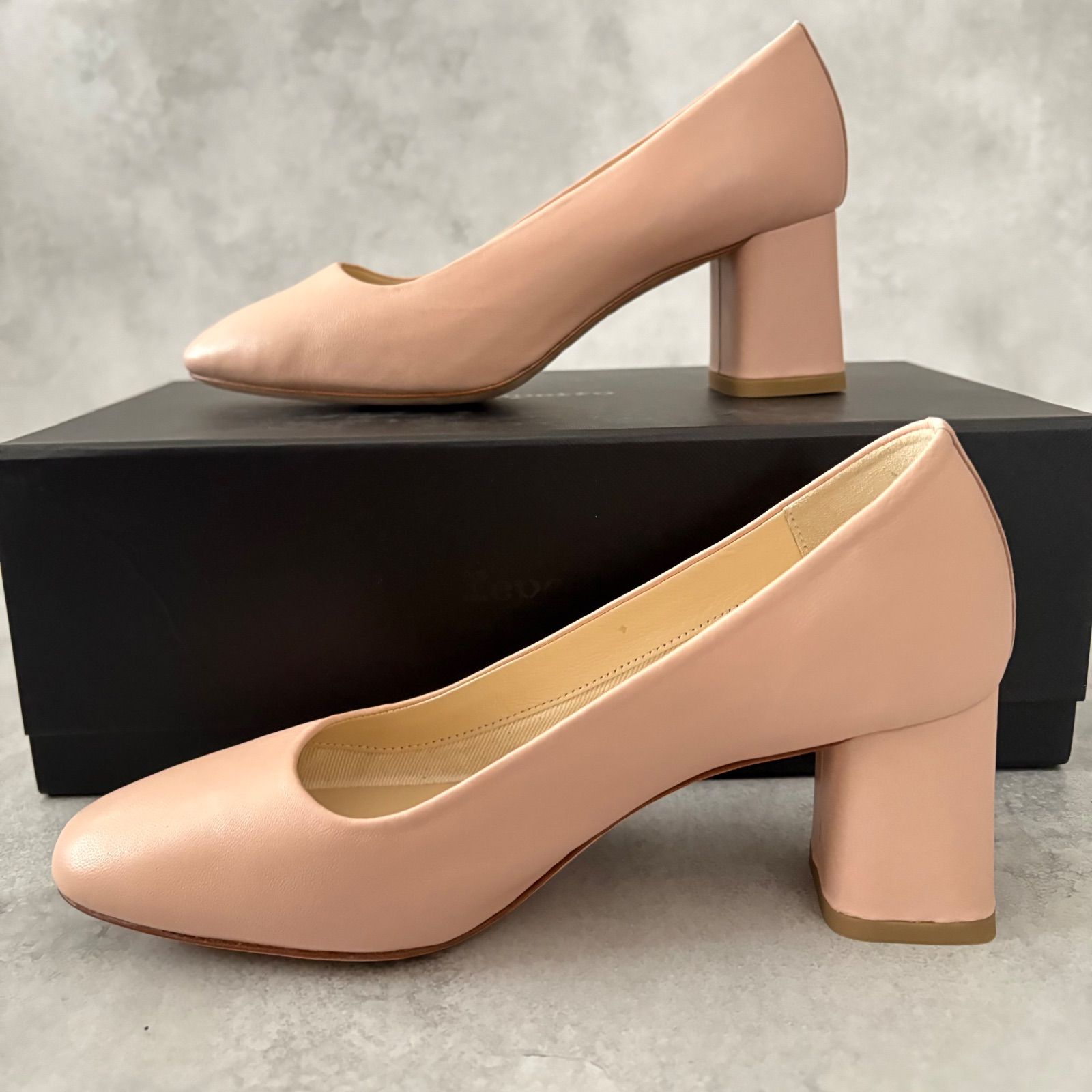 Repetto レペット チャンキーヒールパンプス レディースシューズ 箱