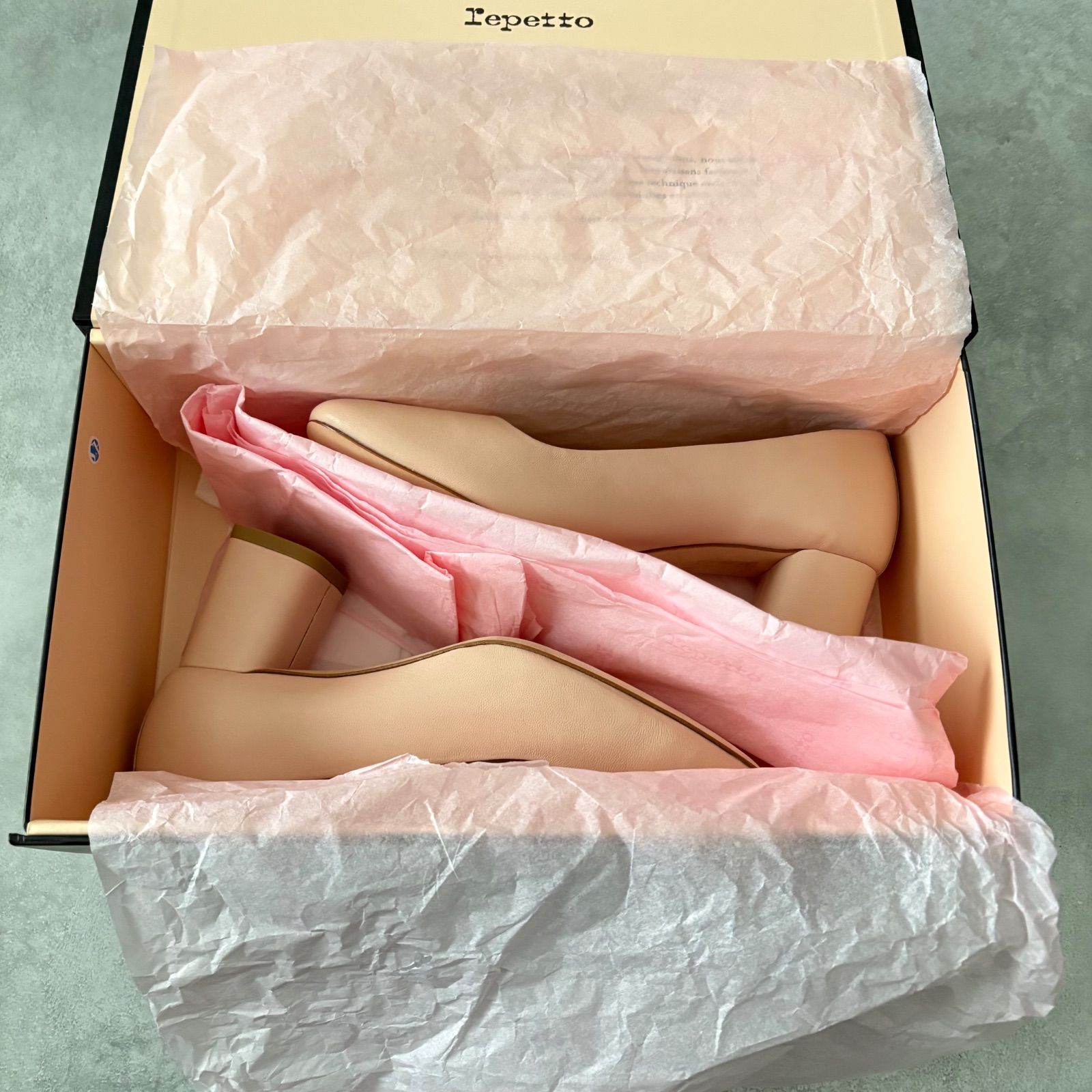 Repetto レペット チャンキーヒールパンプス レディースシューズ 箱