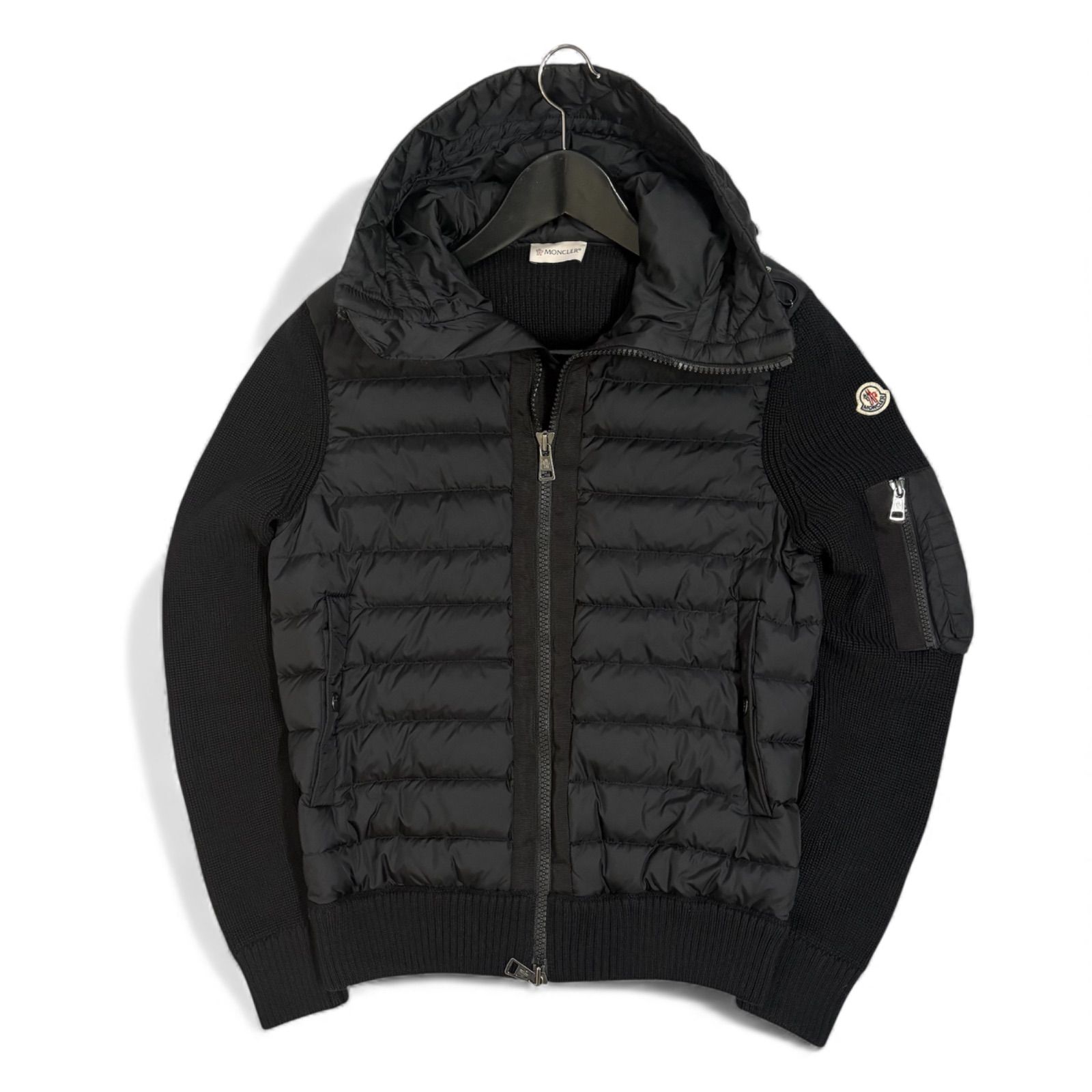 【極美品】モンクレール マグリア ハイブリッドダウンニット MONCLER モンクレール ハイブリッドダウン MAGLIONE TRICOT CARDIGAN