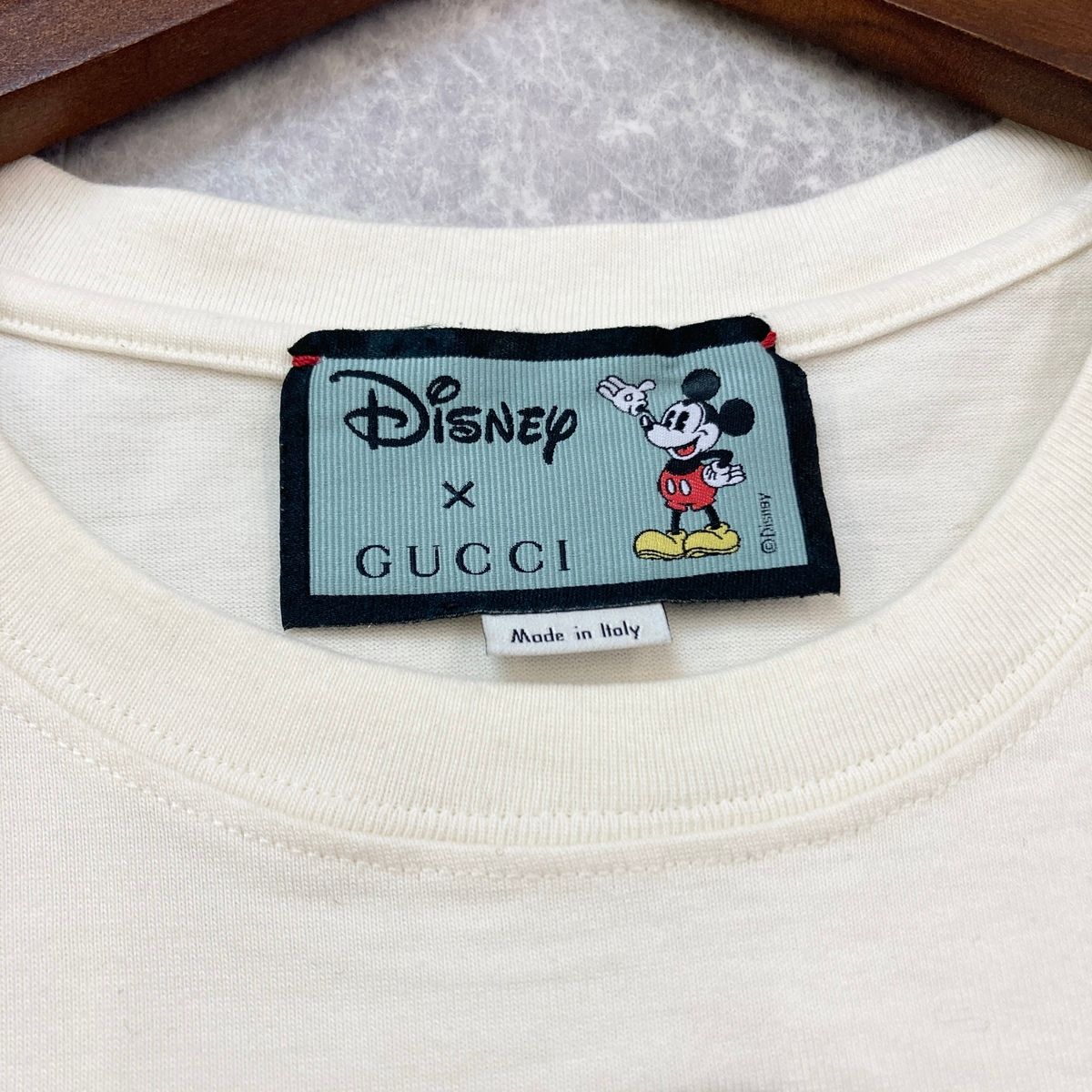 GUCCI グッチ ディズニーコラボ ミッキー ロゴプリント Tシャツ 半袖T