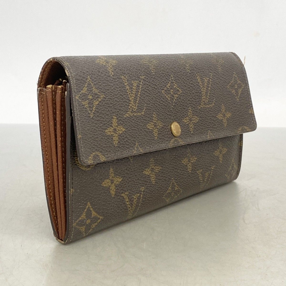 5od4457】ルイヴィトン 長財布 モノグラム ポシェットポルトモネ