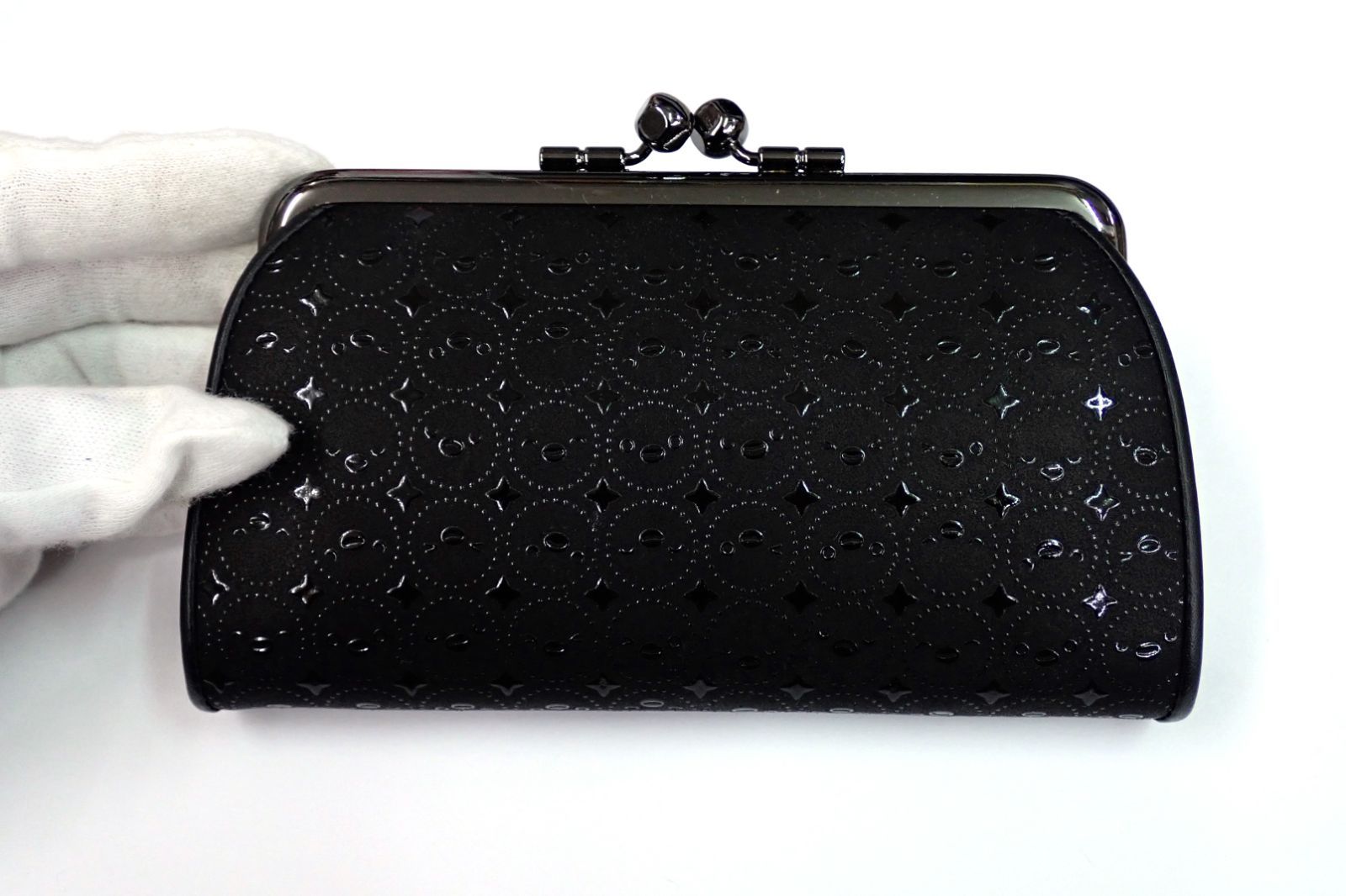 △12 未使用 JIZAING×INDEN 印伝屋 Suicaコラボ 親子がま口 小銭入れ△