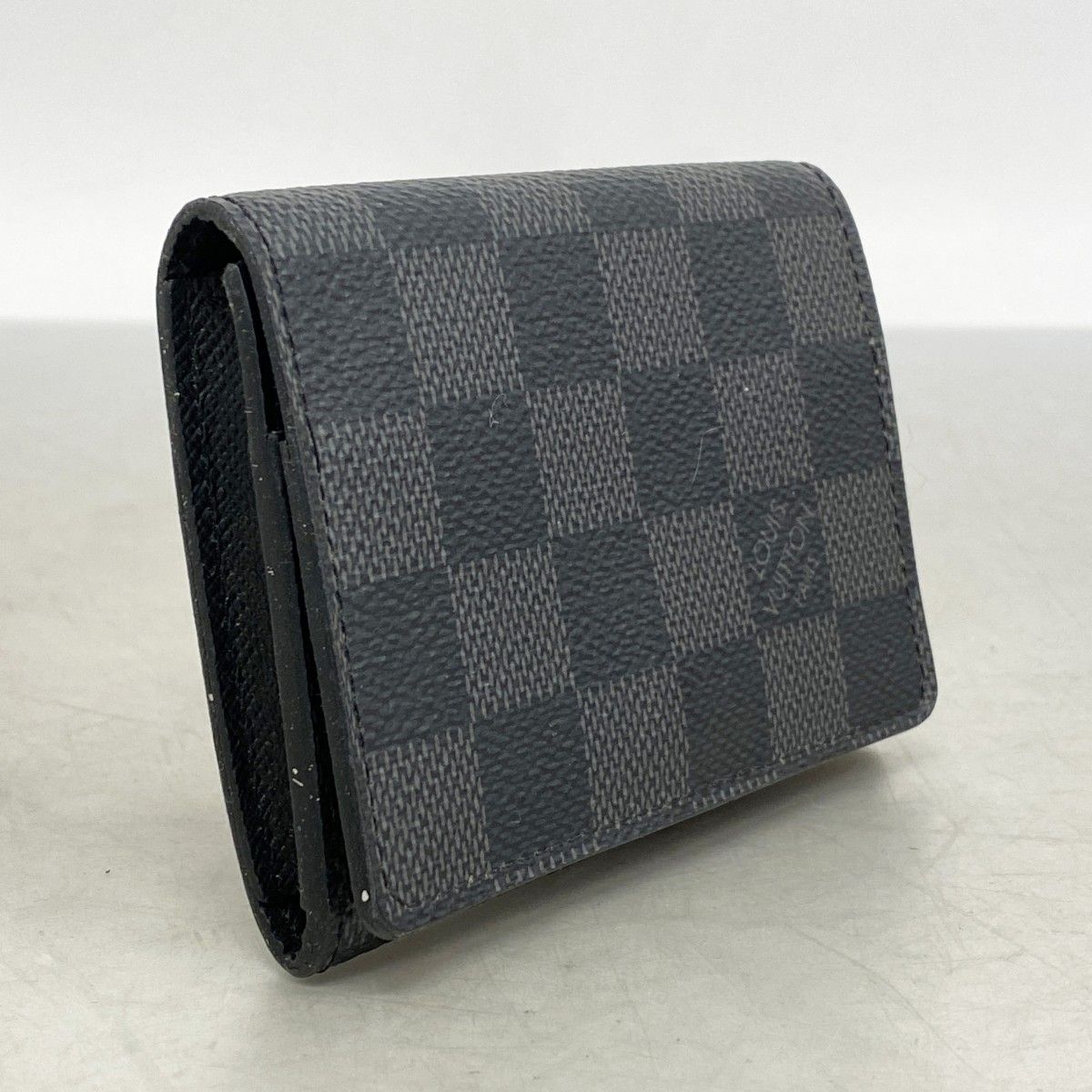 5 od 4755 ルイヴィトン 名刺入れ ダミエ グラフィット アンヴェロップカルトドゥヴィジット N 63338 グレー ブラック メンズ