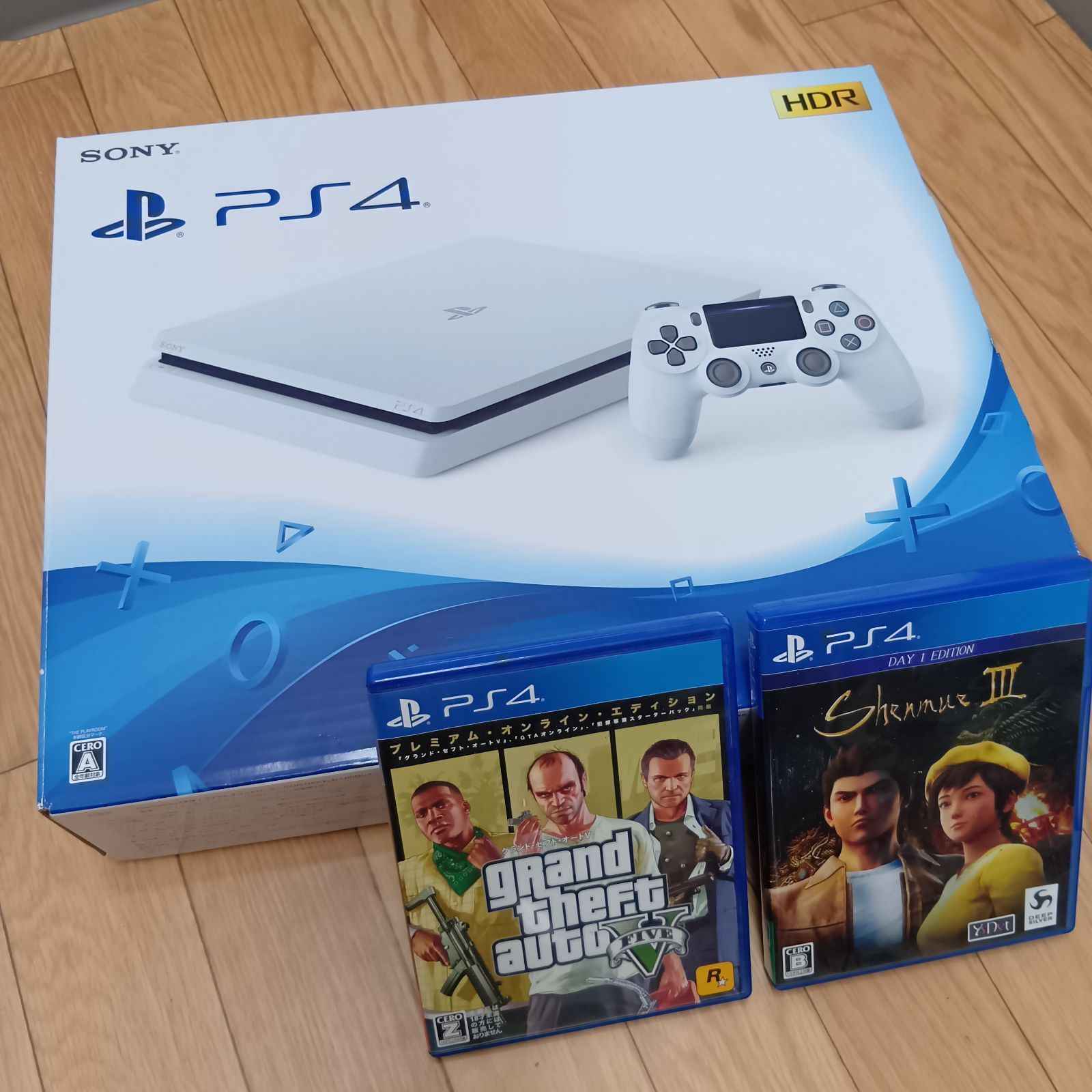 PlayStation 4 本体 CUH-2100 A 500 GBソフト2種類付き