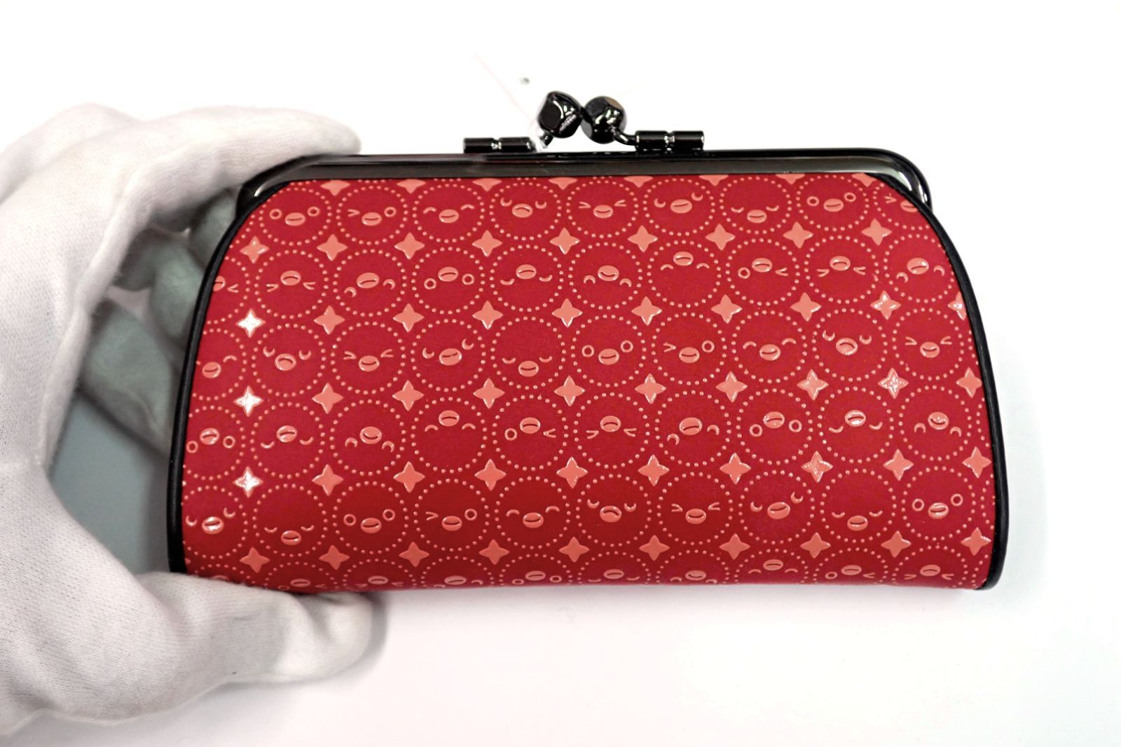 △13 未使用 JIZAING×INDEN 印伝屋 Suicaコラボ 親子がま口 小銭入れ