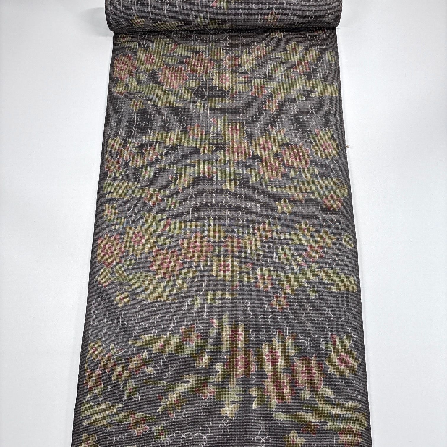 本場手織紬 大島紬 反物 1本 正絹 着物まとめ売り 同梱購入歓迎