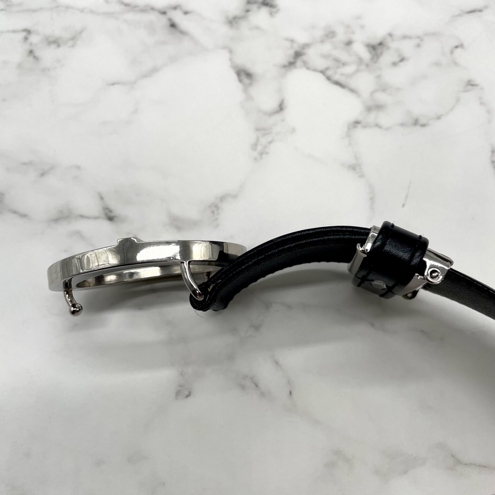 Christian 割引 Dior クリスチャンディオール ベルト CDロゴ バックル