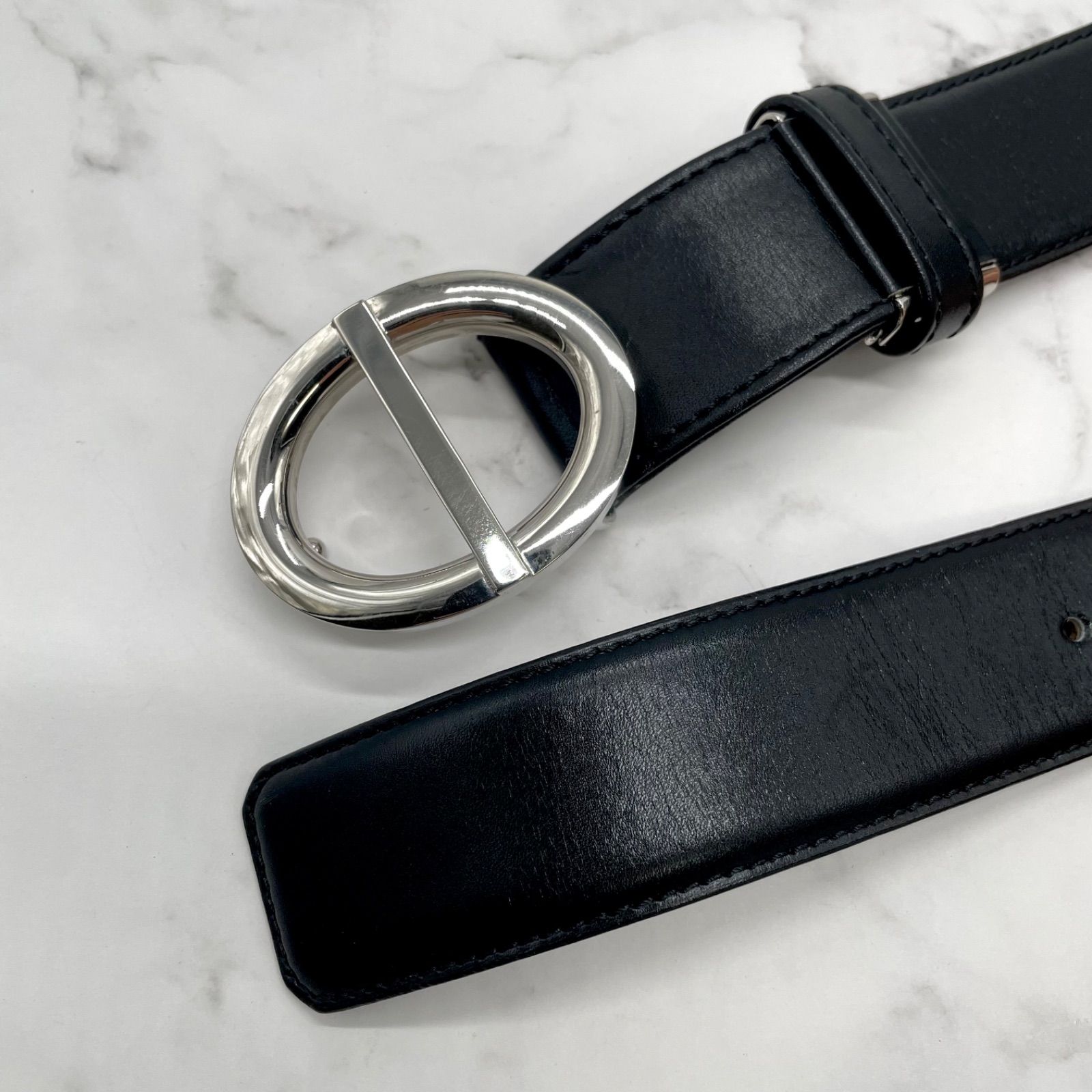 Christian Dior クリスチャンディオール ベルト CDロゴ バックル