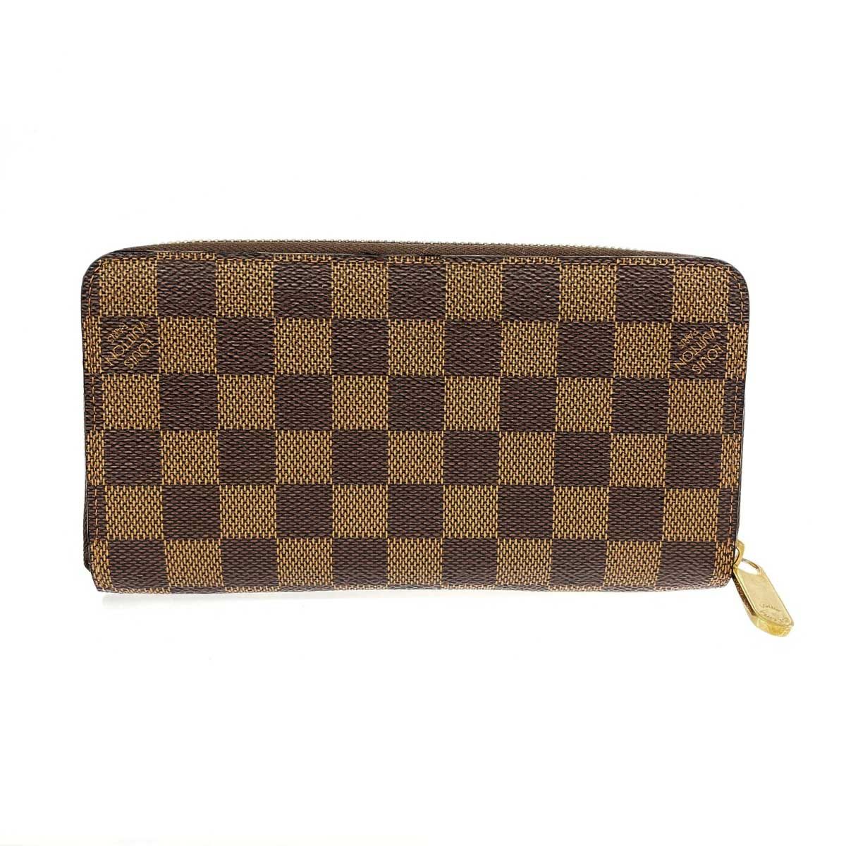 ルイ ヴィトン◎ヴィエノワ がま口 ダミエ エベヌ ラウンドファスナー ブラウン ルイ ヴィトン◎ヴィエノワ がま口 ダミエ エベヌ ラウンドファスナー