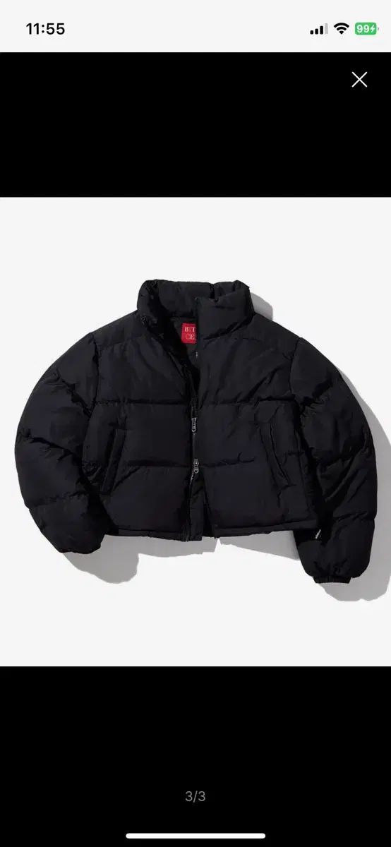 ビターセルズ スパークリング クロップド プーさん パファー ジャケット