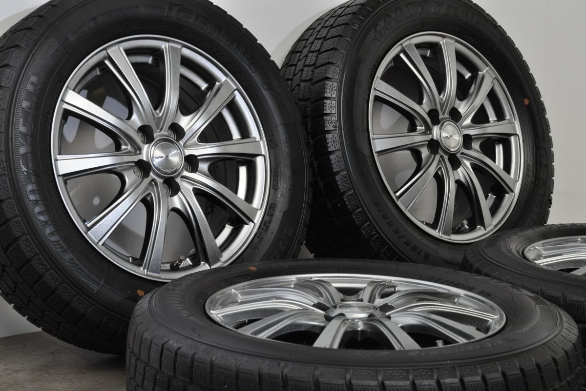 ホイール VEX 15 in 6 J 43 PCD 100 アイスナビ7 195 65 R レクサスCT 200 h プリウス ウィッシュ カローラスポーツ インプレッサ