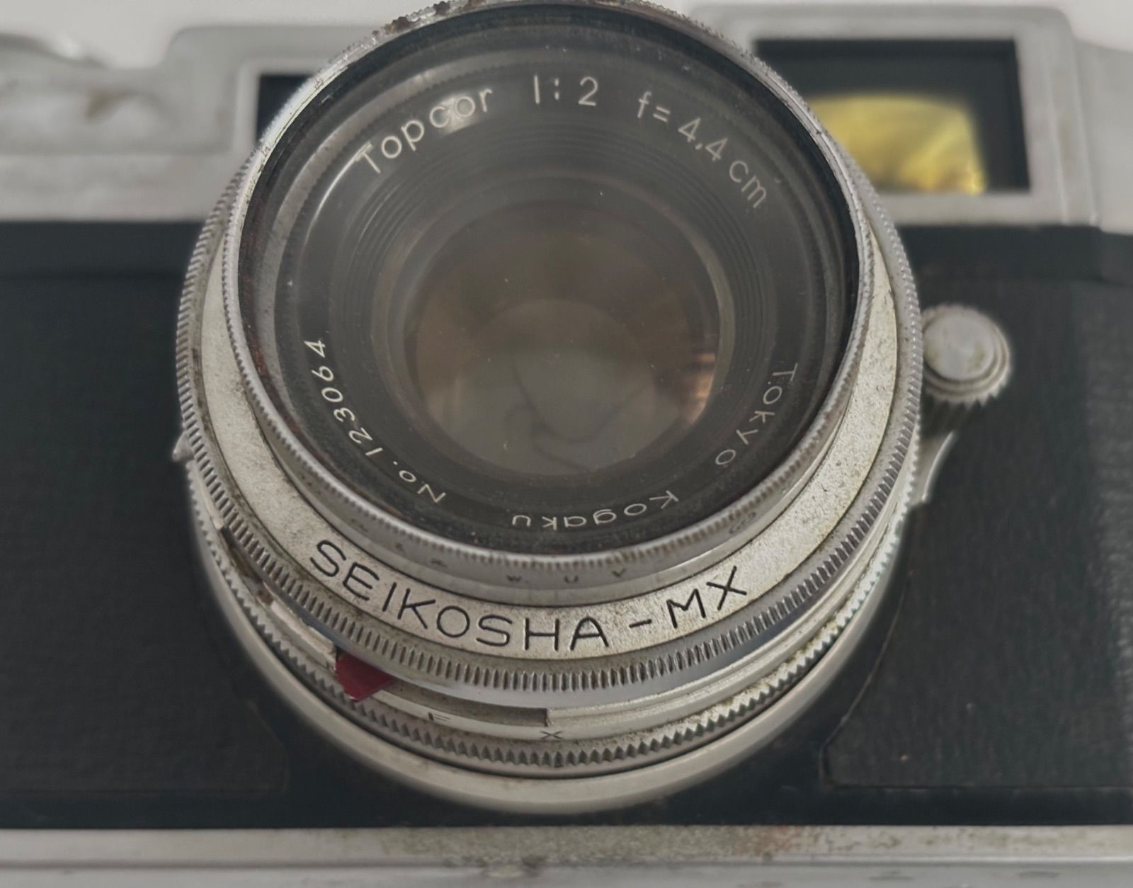 TOPCON35-S 東京光学　レンジファインダーカメラ　ケースあり　昭和レトロ Film camera/old lens] Tokyo Optical TOPCON 35-S A lens-shutter