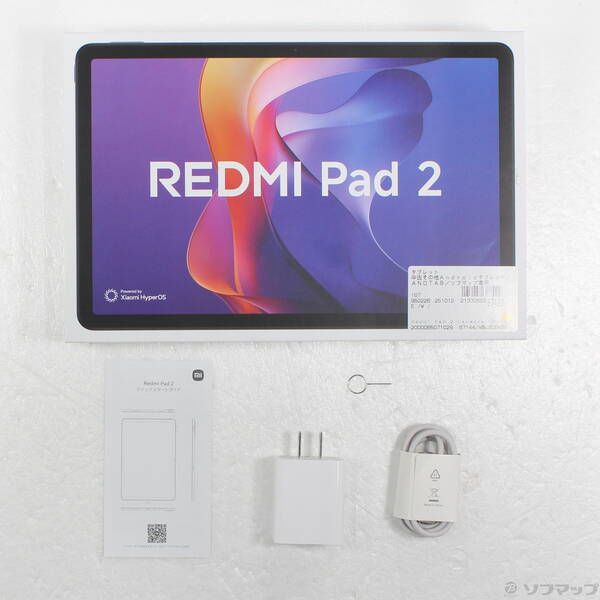 品〕 Redmi Pad 2 128GB ラベンダーパープル Wi-Fi【262】