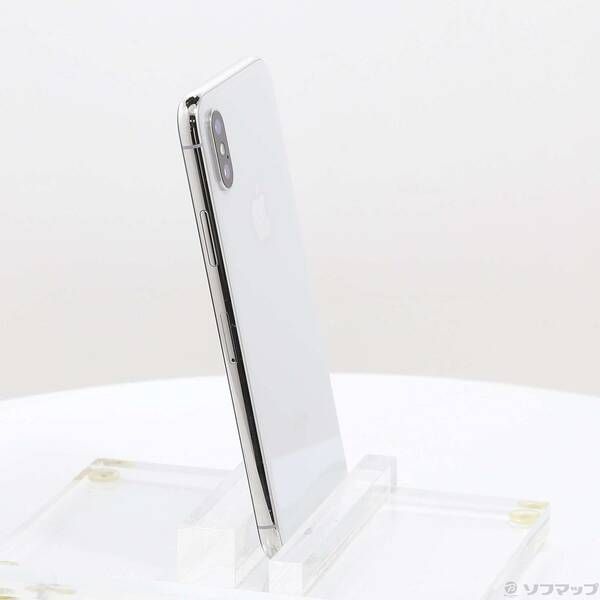 中古品〕 iPhoneX 64GB シルバー MQAY2J／A SIMフリー【344】