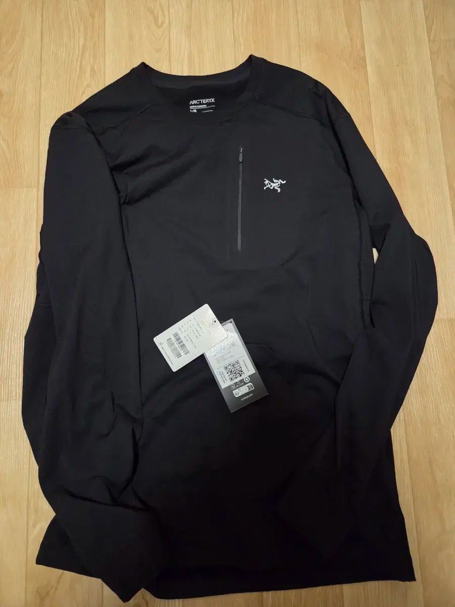 ARC TERYX アークテリクス ロLT クルーネック 長袖Tシャツ ブラック L 100 105