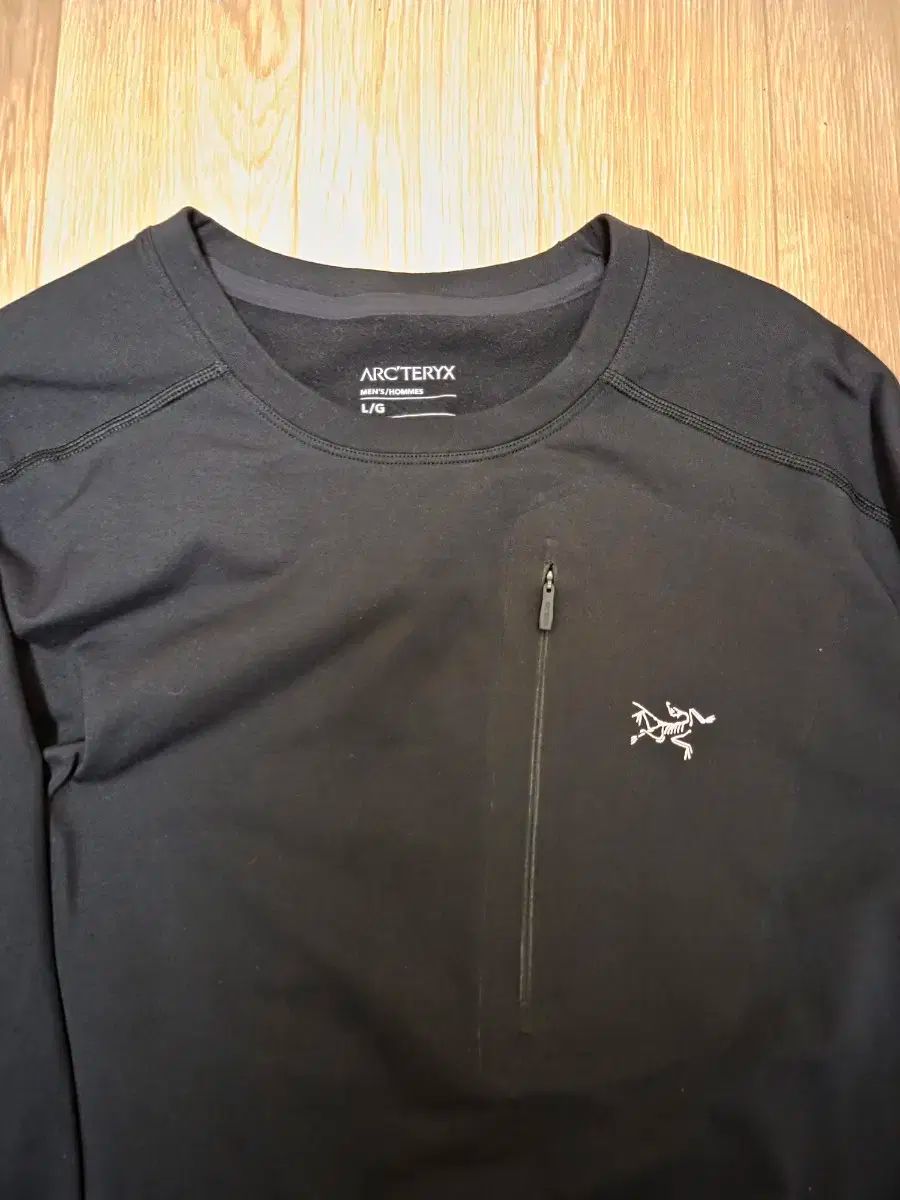 ARC TERYX アークテリクス ロLT クルーネック 長袖Tシャツ ブラック L 100 105