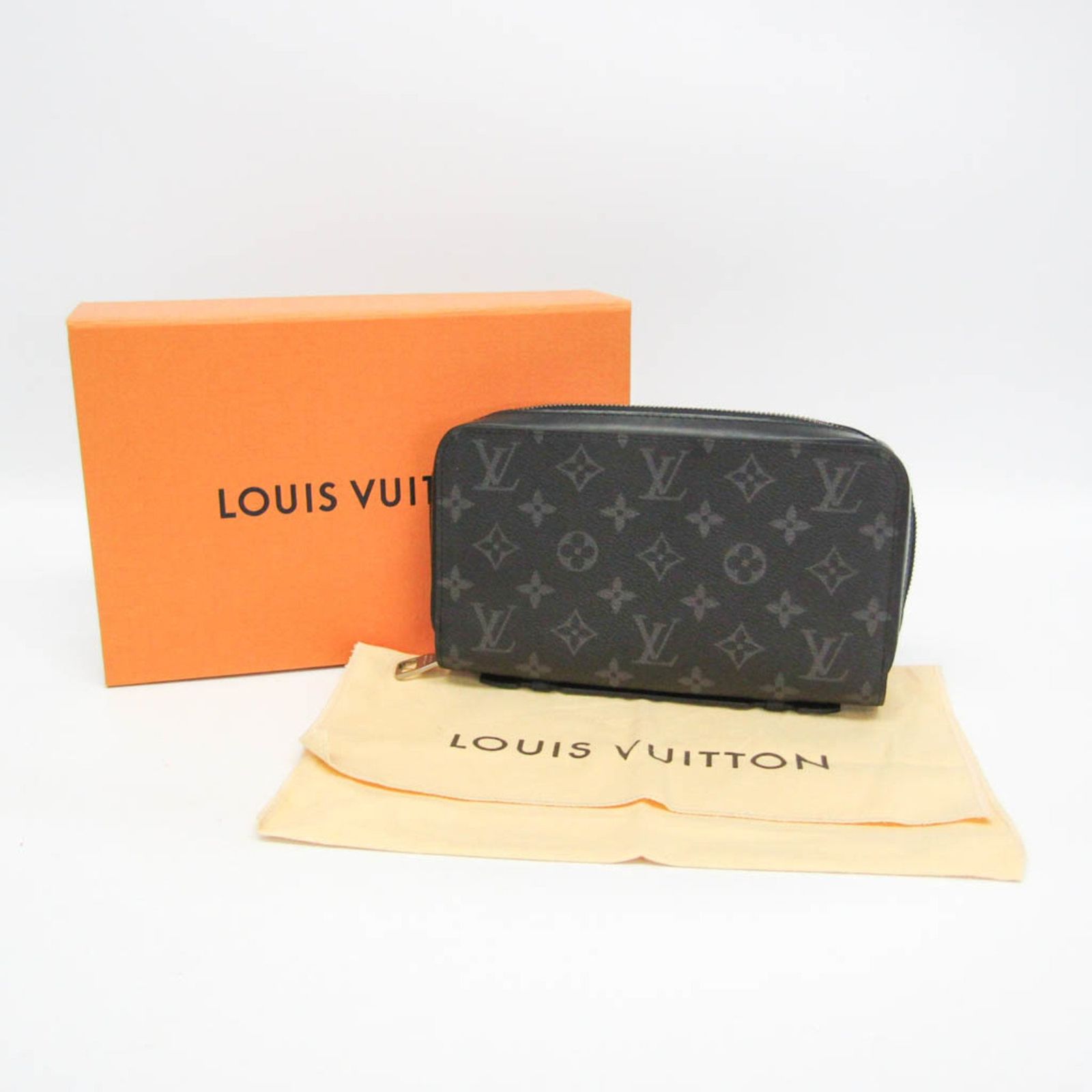 ルイ ヴィトン Louis Vuitton モノグラム エクリプス ジッピー XL M 61698 メンズ モノグラムエクリプス 長財布 二つ折り ブラック