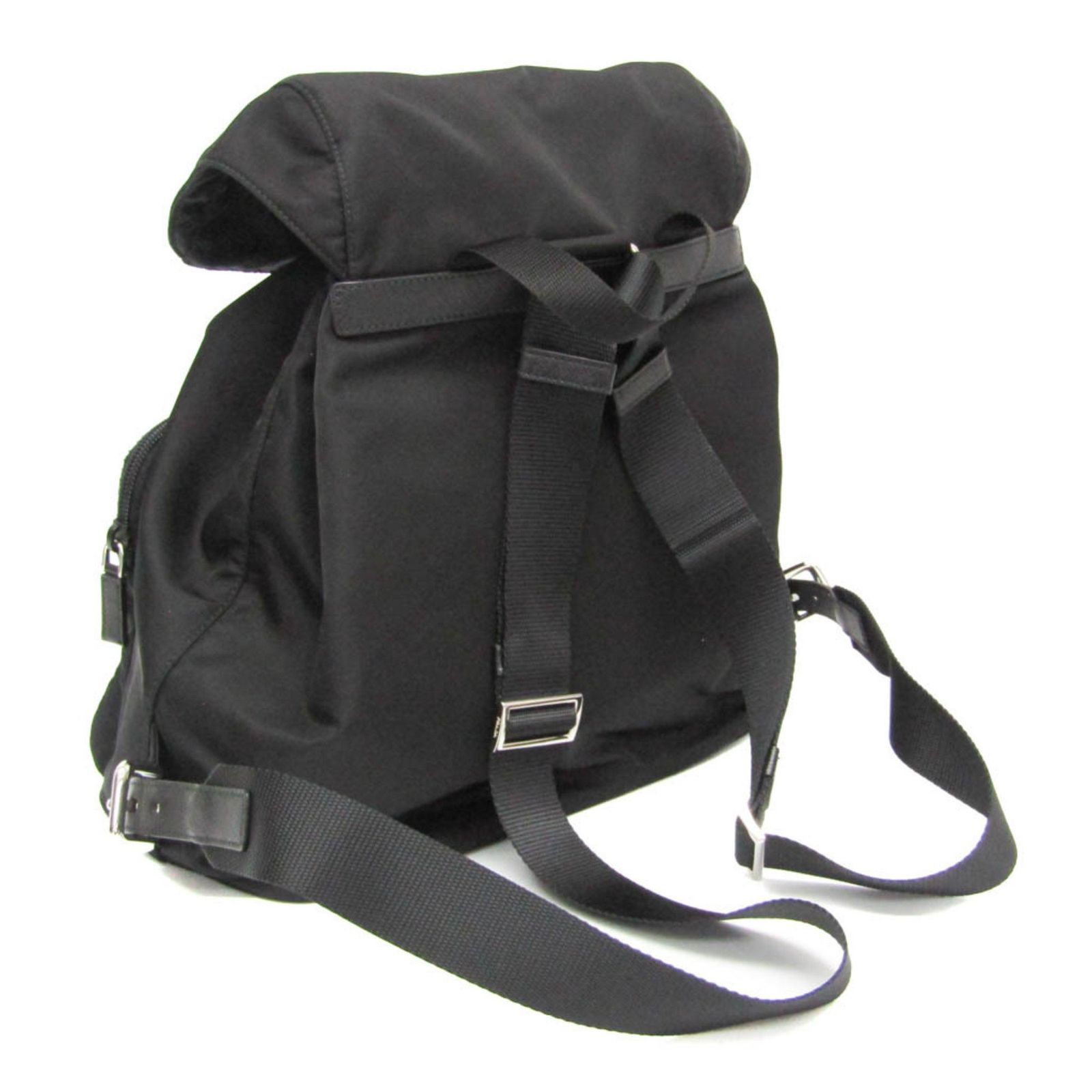 プラダ Prada テスート TESSUTO メンズ レディース ナイロン レザー リュックサック ブラック