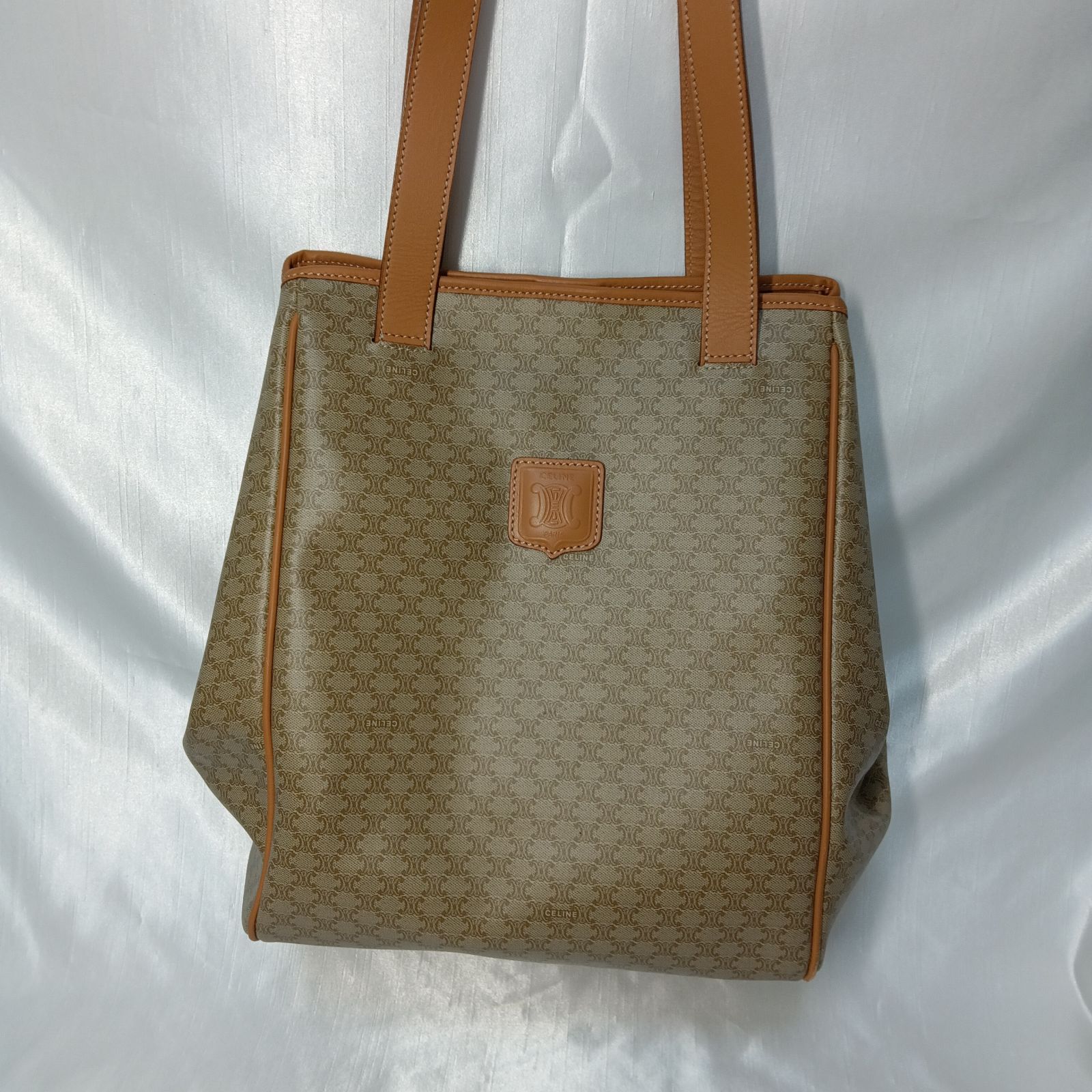 レディース CELINE セリーヌ マカダム トートバック ショルダーバック 