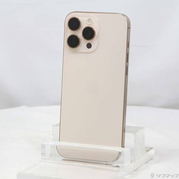 中古品〕 iPhone16 Pro Max 512GB デザートチタニウム MYWN3J／A SIM