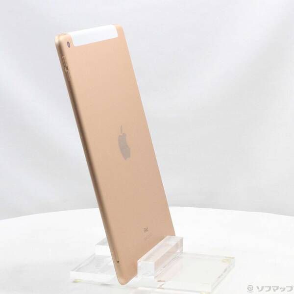 中古品〕 iPad 第7世代 128GB ゴールド MW6G2J／A auロック解除SIM