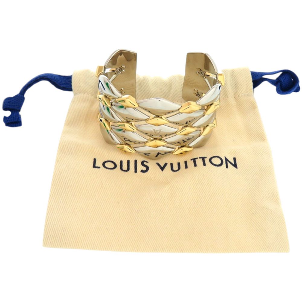 ルイ ヴィトン ブレスレット マルタージュ スタッズ R 94057 メタル ゴールド 金バングル LV 0705 LOUIS VUITTON
