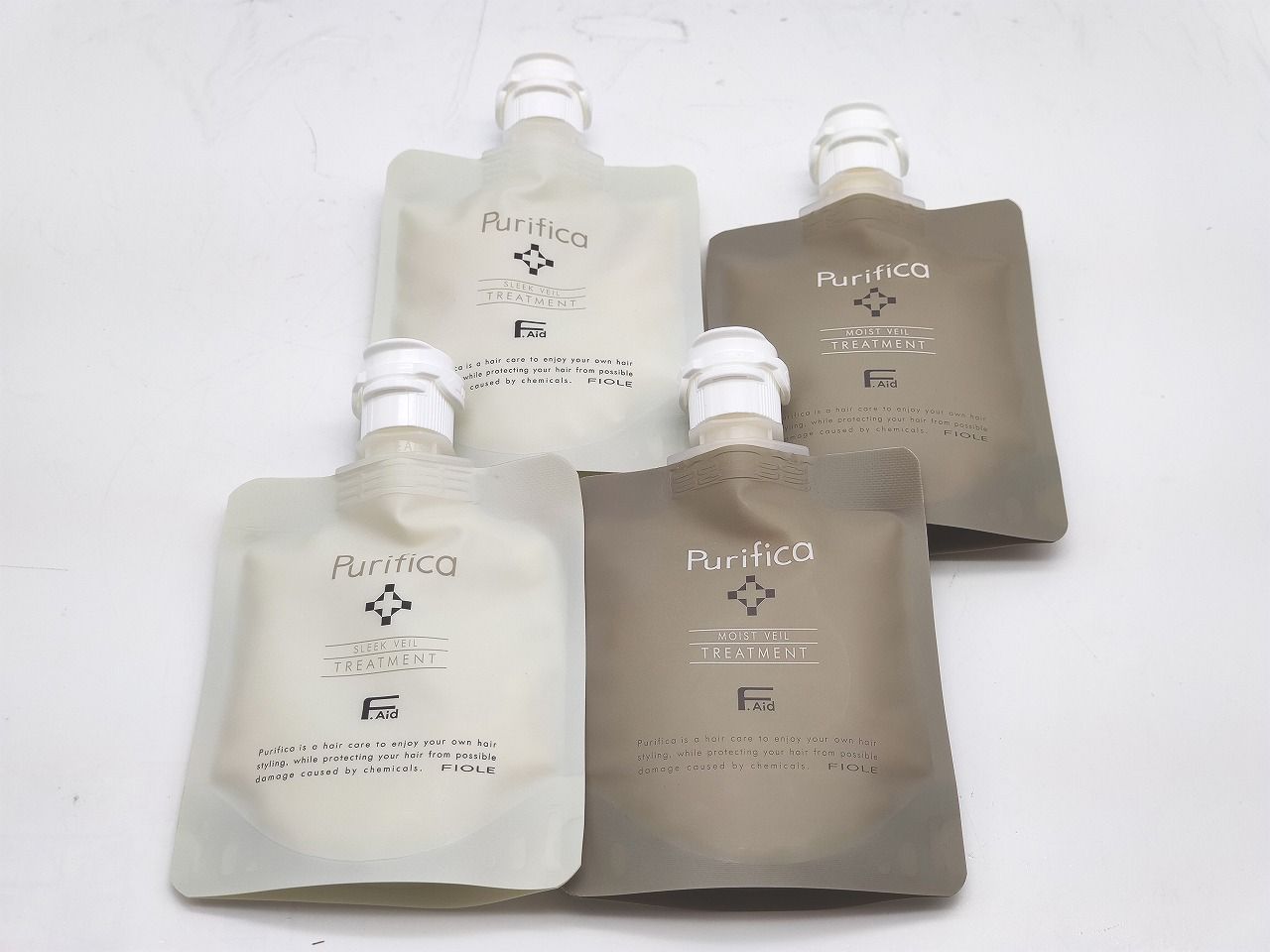 インボイス対応 ナプラ プリフィカ トリートメント スリーク100 g 2点 モイスト100