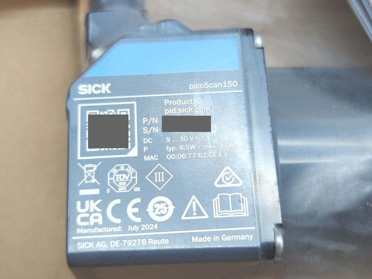 インボイス対応 SICK picoScan 150 YF 2 A B- YM D 24-