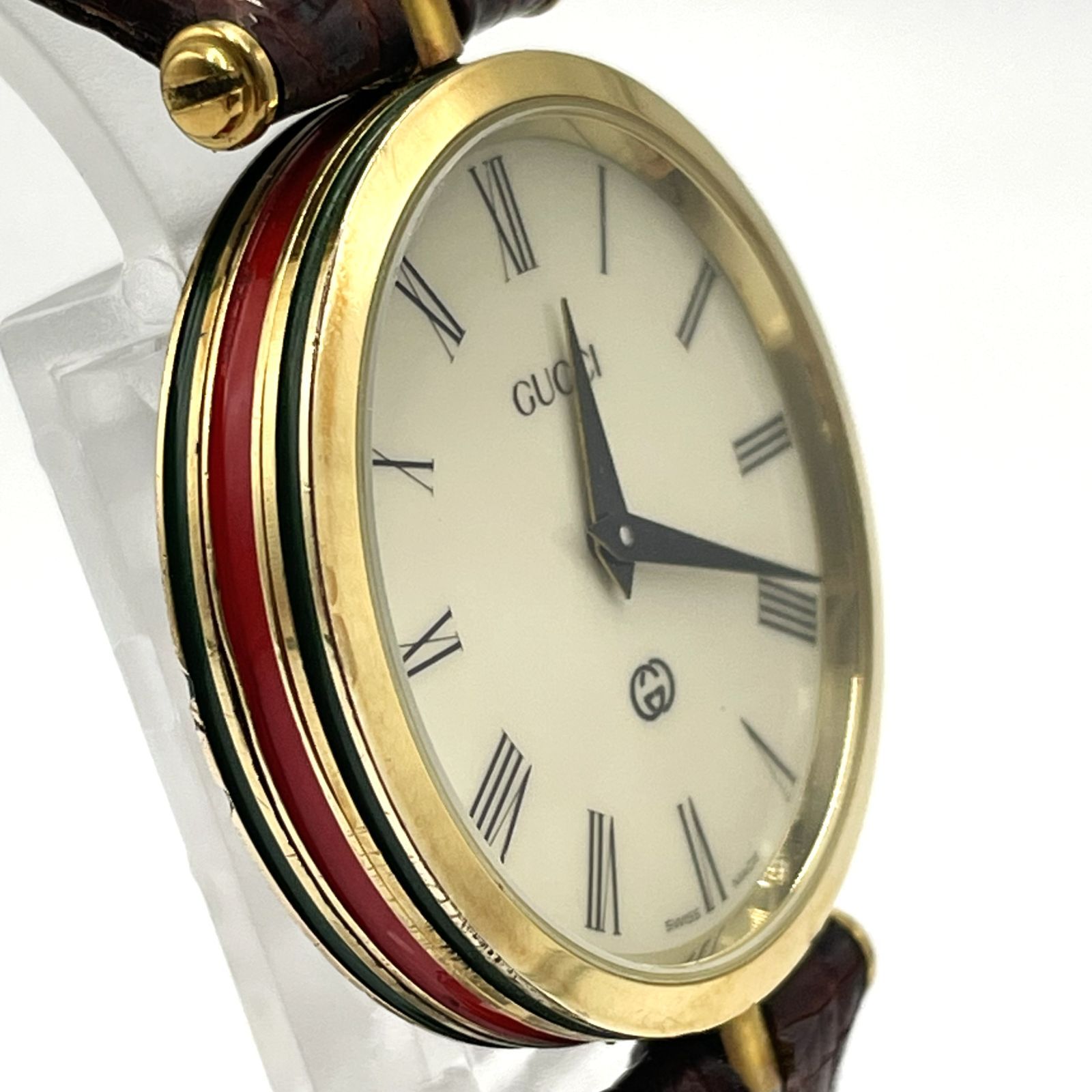 ビンテージ】GUCCI グッチ シェリーライン ヴィンテージ ラウンド