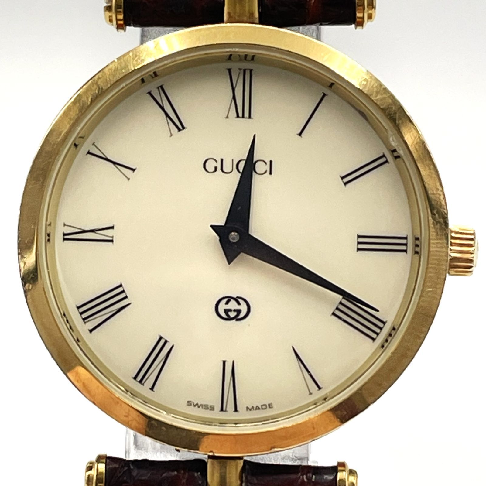 ビンテージ】GUCCI グッチ シェリーライン ヴィンテージ ラウンド