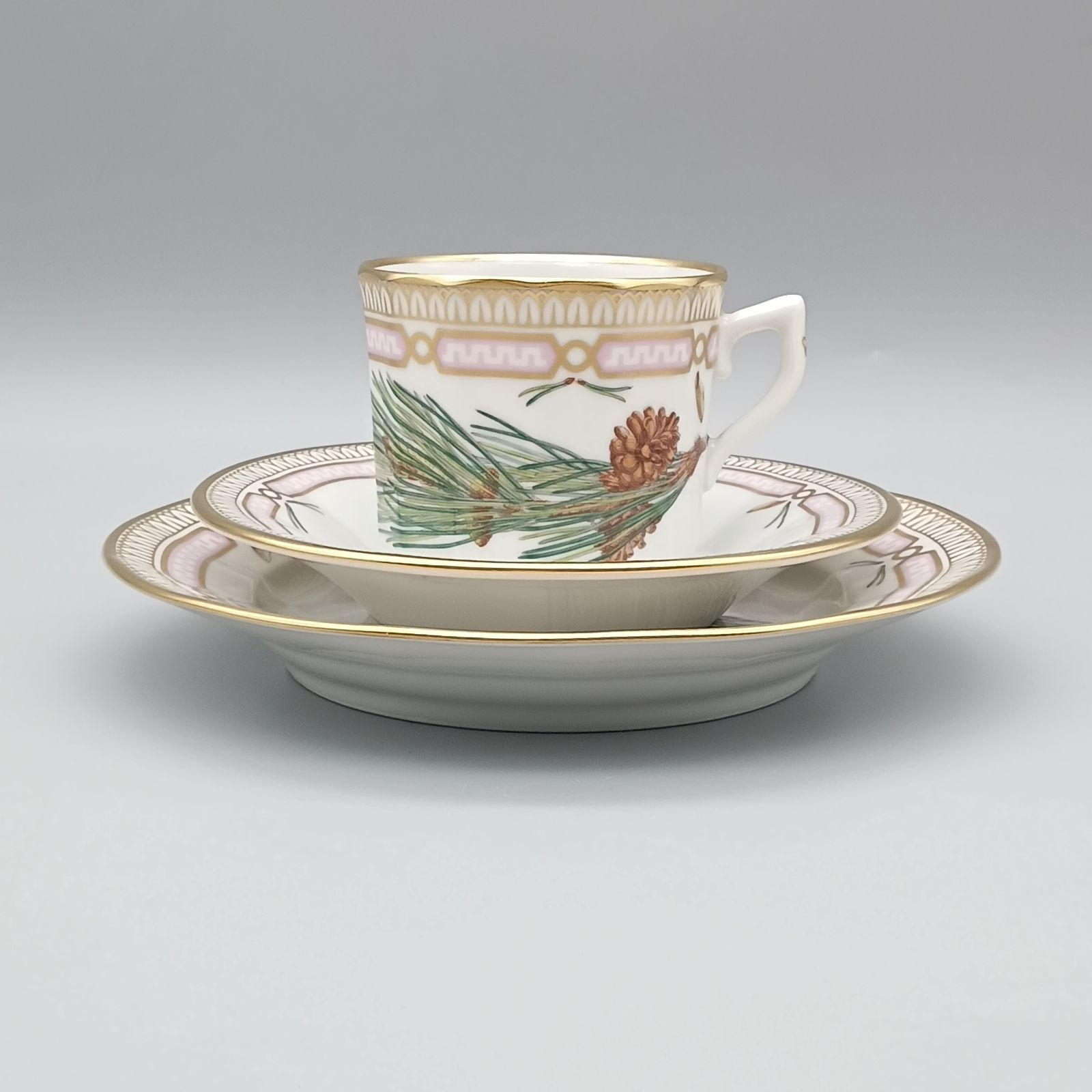 ロイヤルコペンハーゲン ヤポニカ デミタス トリオ カップ＆ソーサー