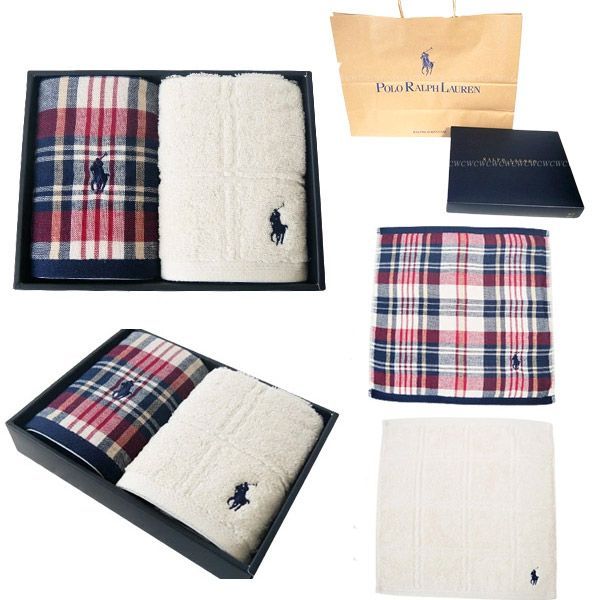 送料ギフト包装無料 Ralph Lauren ラルフローレン NETSEEタオルセット ボックス付き ハンドタオルハンカチ 敬老の日 ギフト 彼氏 彼女 プレゼントプチギフト上司 お返し バレンタインデー ホワイトデー