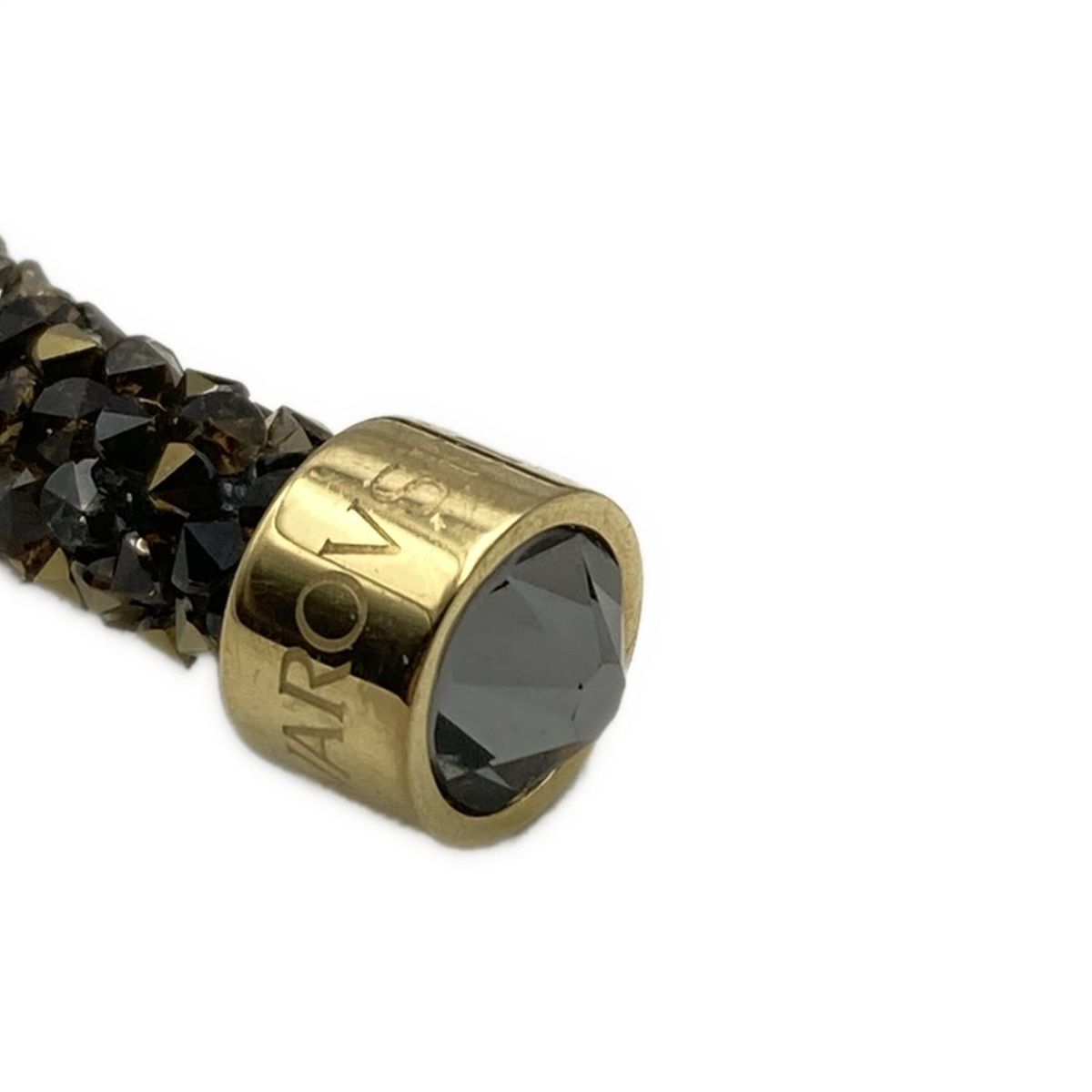  SWAROVSKI スワロフスキー バングル - ゴールド×クリア バングル リストバンド アクセサリー