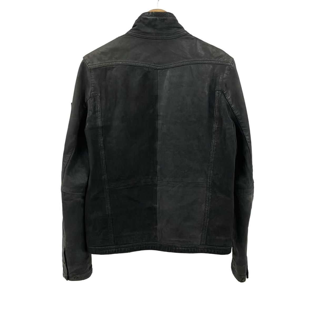 G-STAR RAW ジースターロゥ ライダースジャケット サイズM メンズ - 黒 長袖 レザー 秋 冬