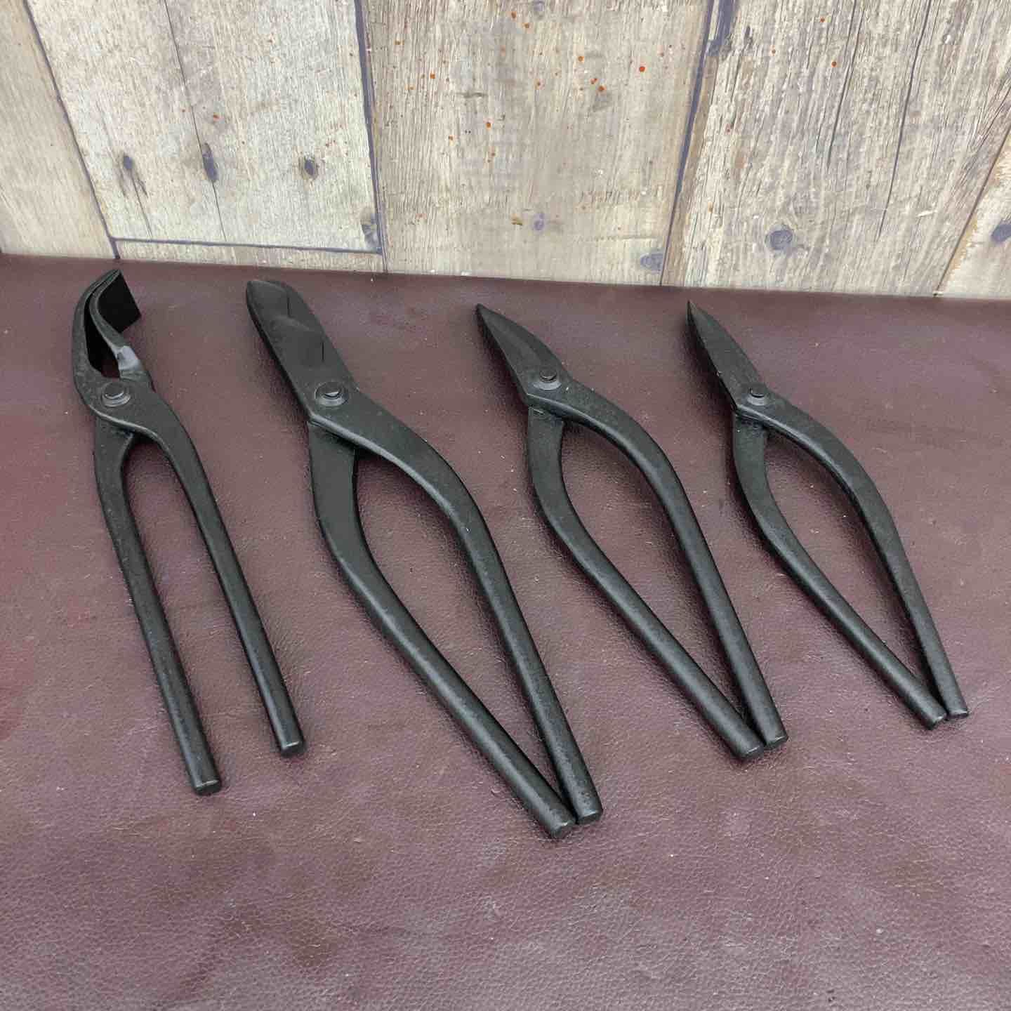 品 板金ばさみ 掴み 4本まとめ ハサミ 〇光 特製〇善 吉清 正治光