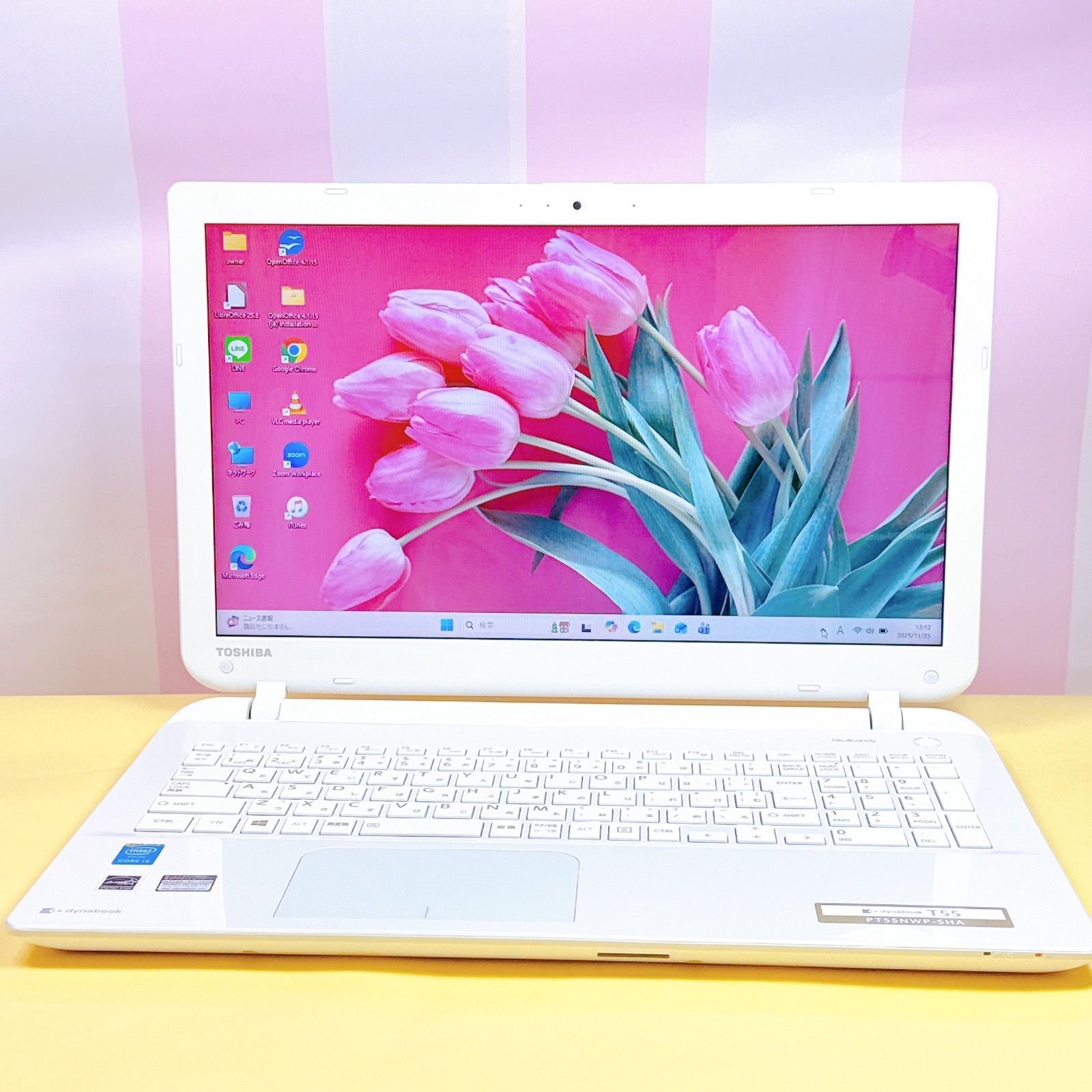 新品SSD480GBの贅沢容量✨起動高速✨Windows11/8GBメモリOffice互換付