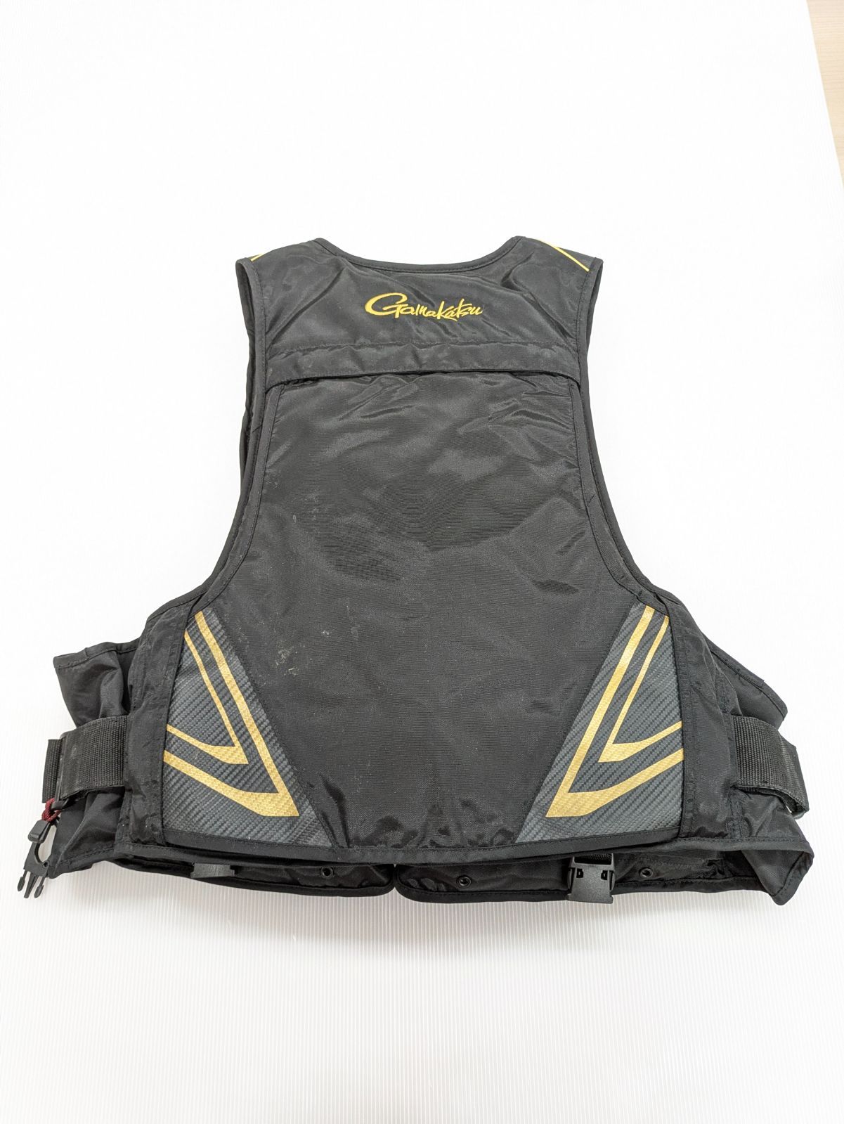 がまかつ　フローティングベスト GM-2180 カーボンブラック がまかつ GM2180 フローティングベスト ブラック／カーボン