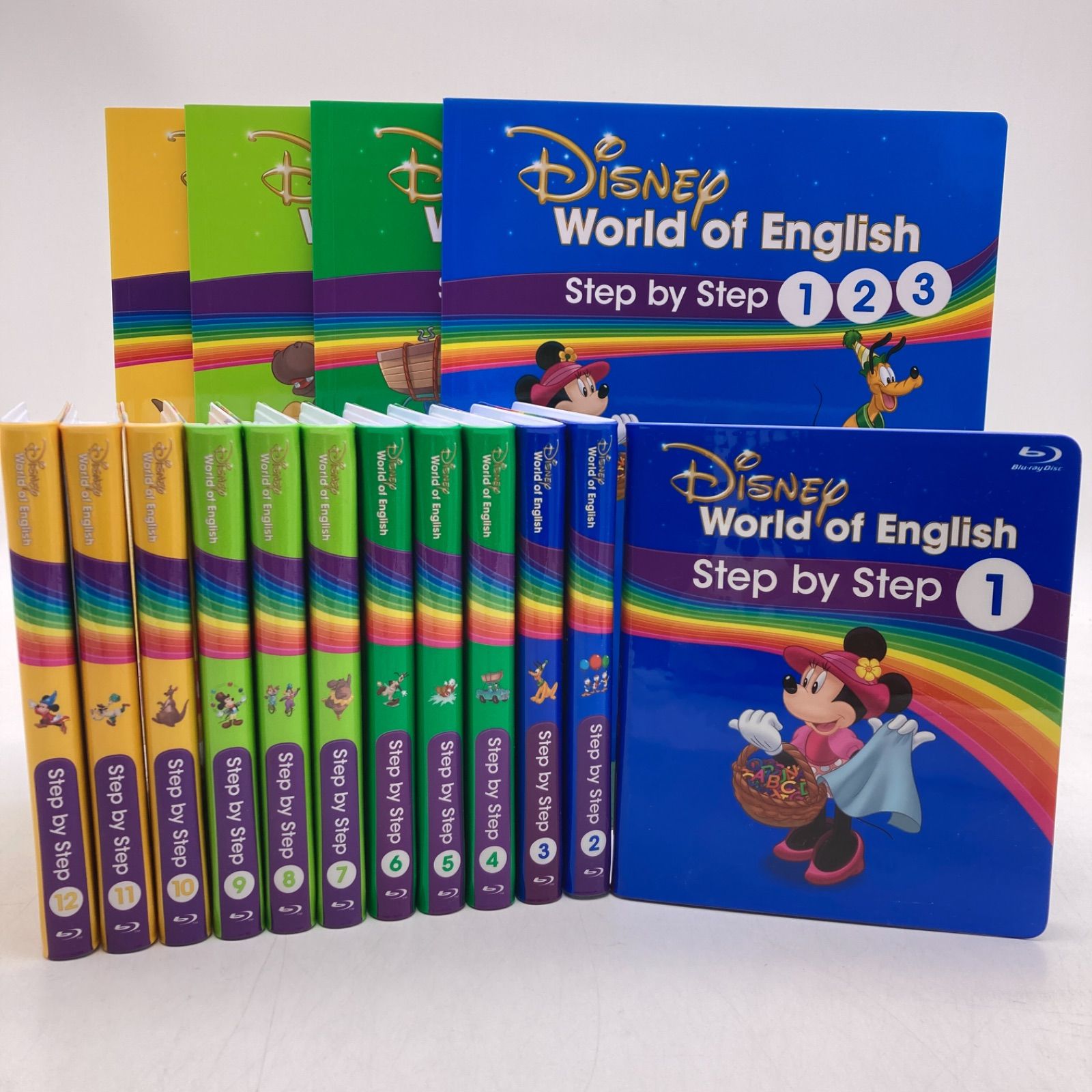 DWE ステップバイステップ ブルーレイ 未開封　ガイドブック付　最新版 ステップバイステップ ブルーレイ ディズニー英語システム DWE 1102620