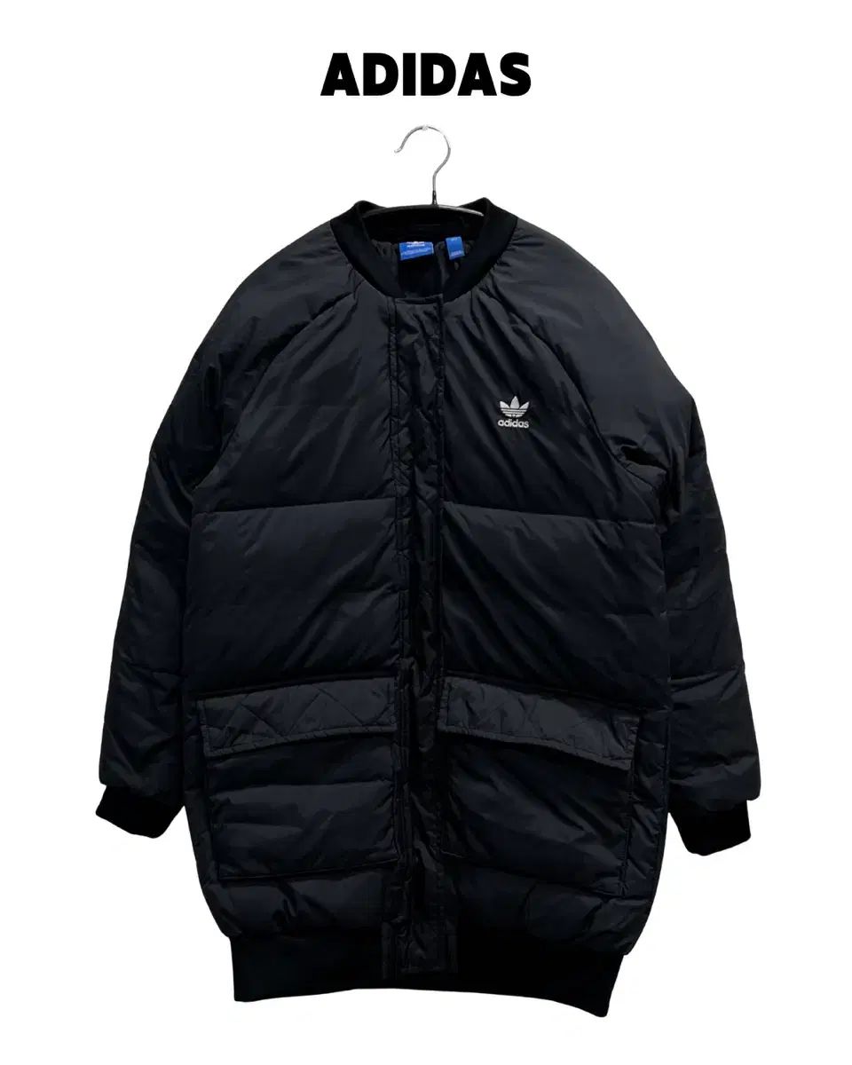 アディダス キッズ ウィメンズ ダックダウン ブルゾン ロング ダウンジャケット ブラック