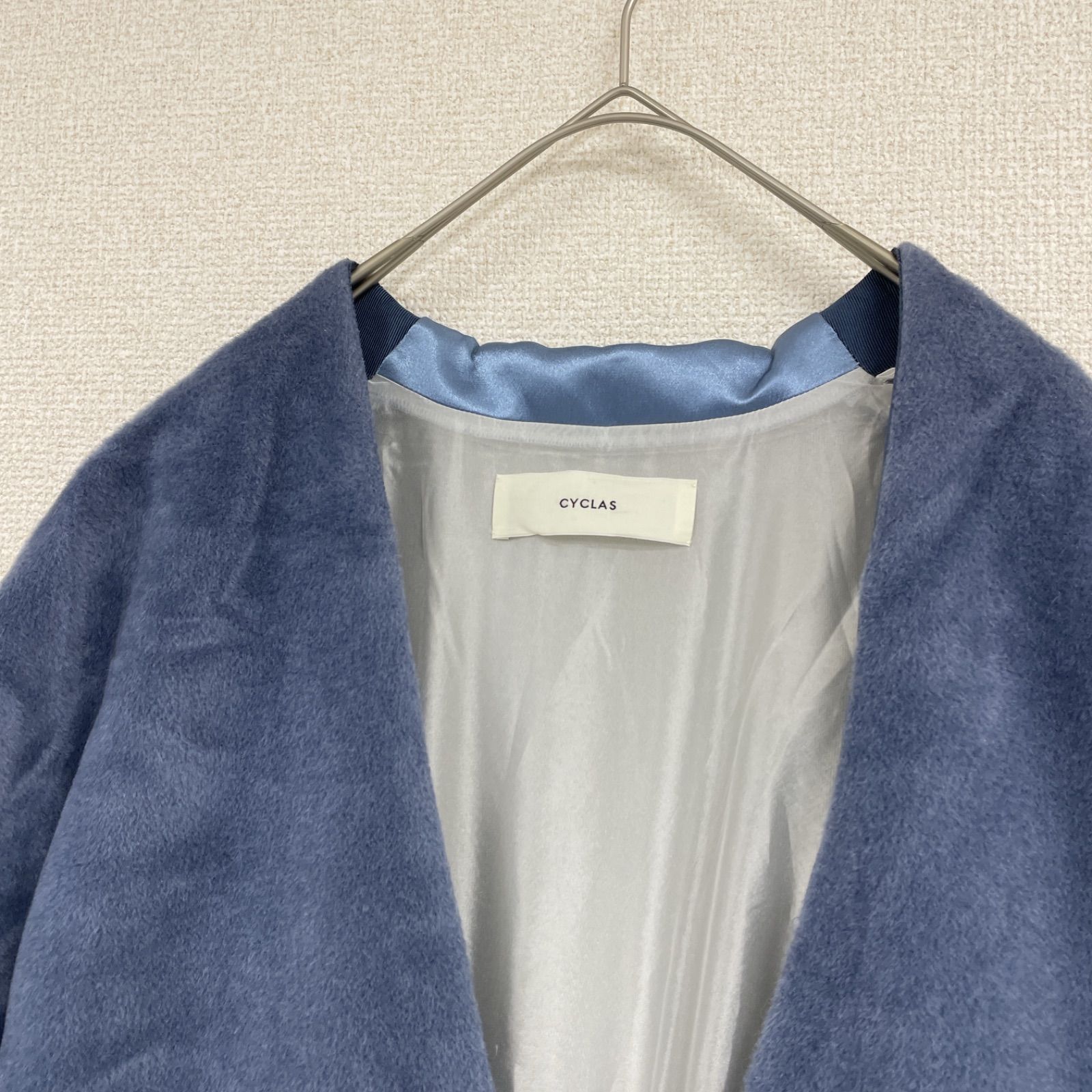 CYCLAS シクラス トップス ブラウス フレア ケープ ファー アルパカ