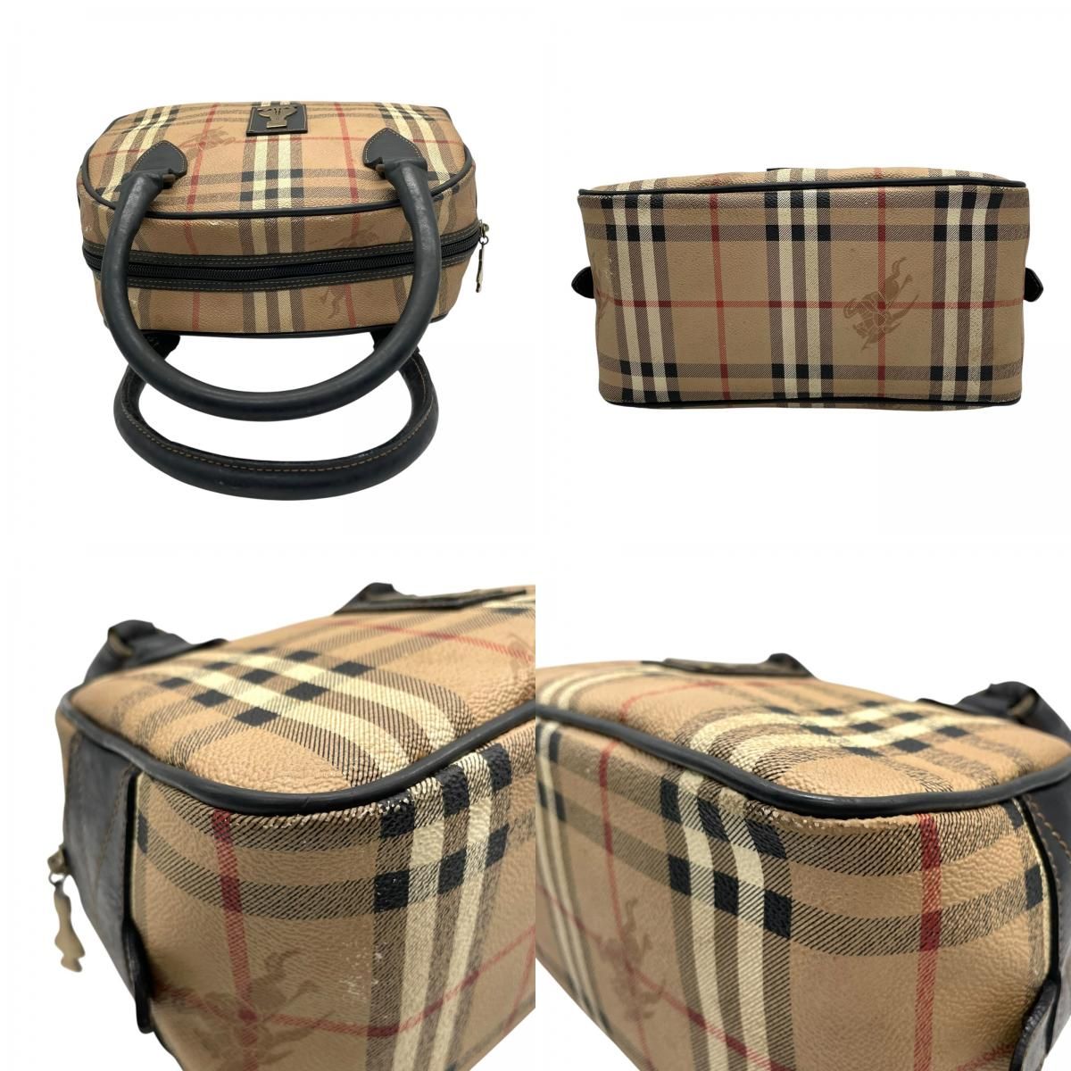 BURBERRY バーバリー ミニボストンバッグ ハンドバッグ ノバチェック