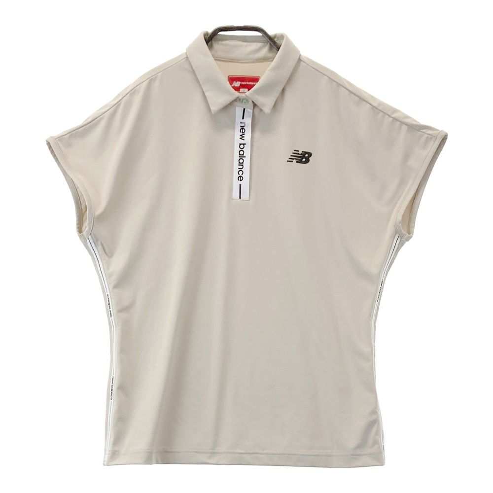 サイズ 2 BALANCE GOLF ニュー ンス モデル 半袖ポロシャツ ベージュ系 ゴルフウェア レディース ストスト